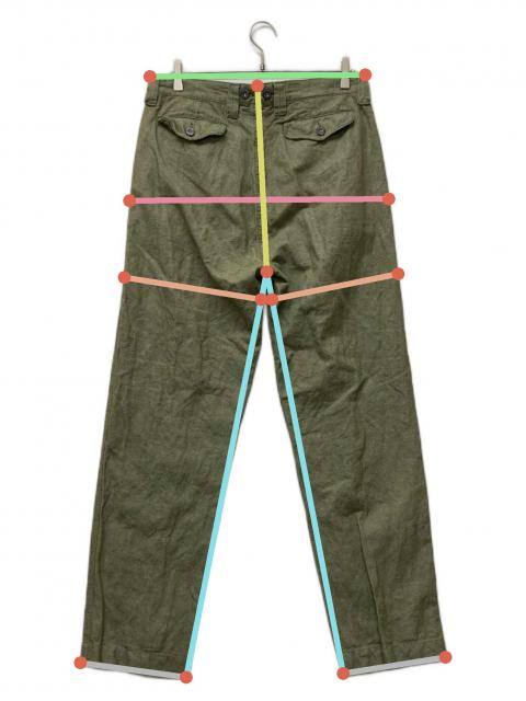 ナイジェルケーボン　LYBRO コットンリネンパンツ NIGEL CABOURN 中古・古着通販】NIGEL CABOURN (ナイジェルケーボン) LYBROコットン