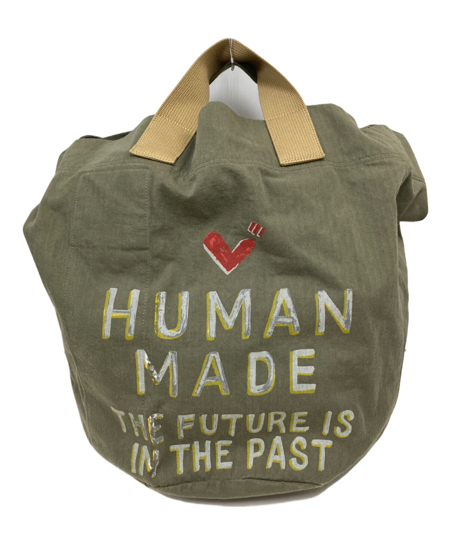 HUMAN MADE オリーブ ショルダーバッグ 中古・古着通販】HUMAN MADE (ヒューマンメイド) ショルダー