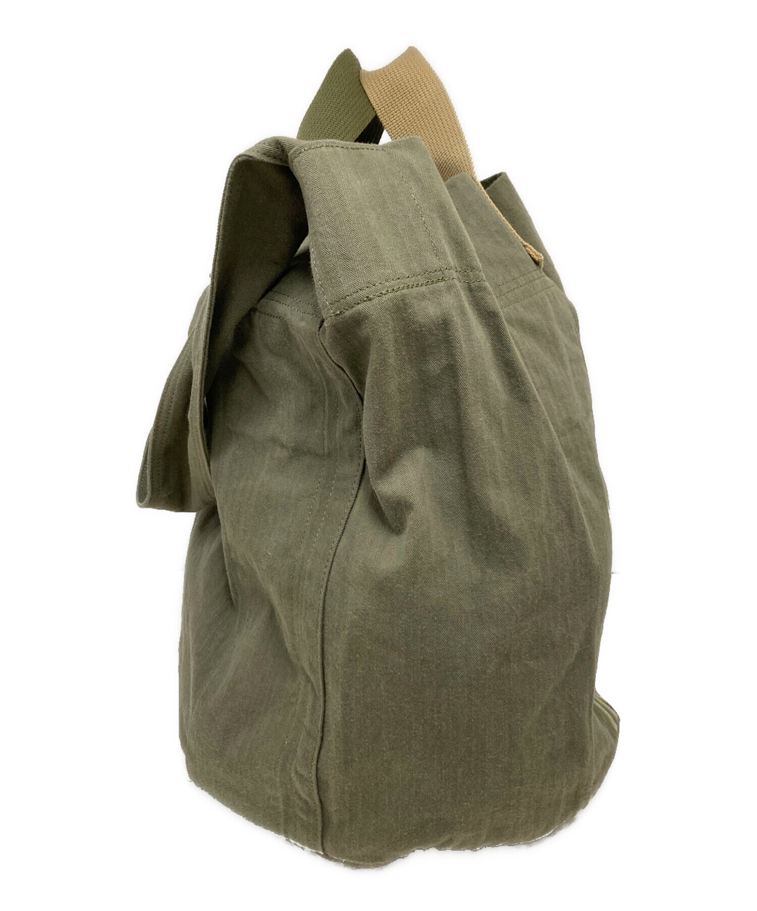 HUMAN MADE オリーブ ショルダーバッグ 中古・古着通販】HUMAN MADE (ヒューマンメイド) ショルダー