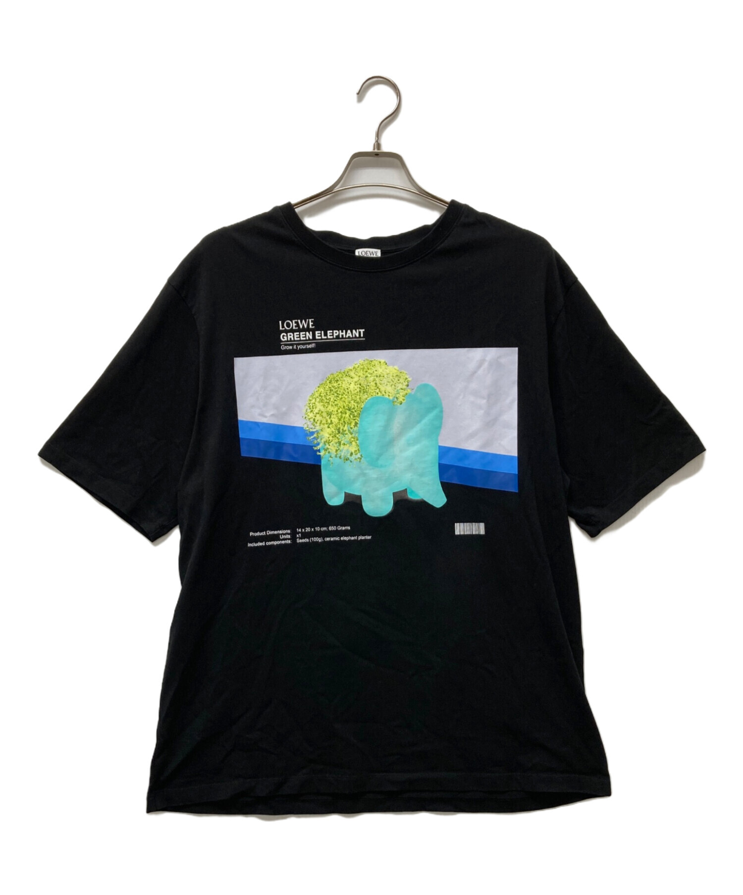 中古・古着通販】LOEWE (ロエベ) チア エレファント Tシャツ ブラック