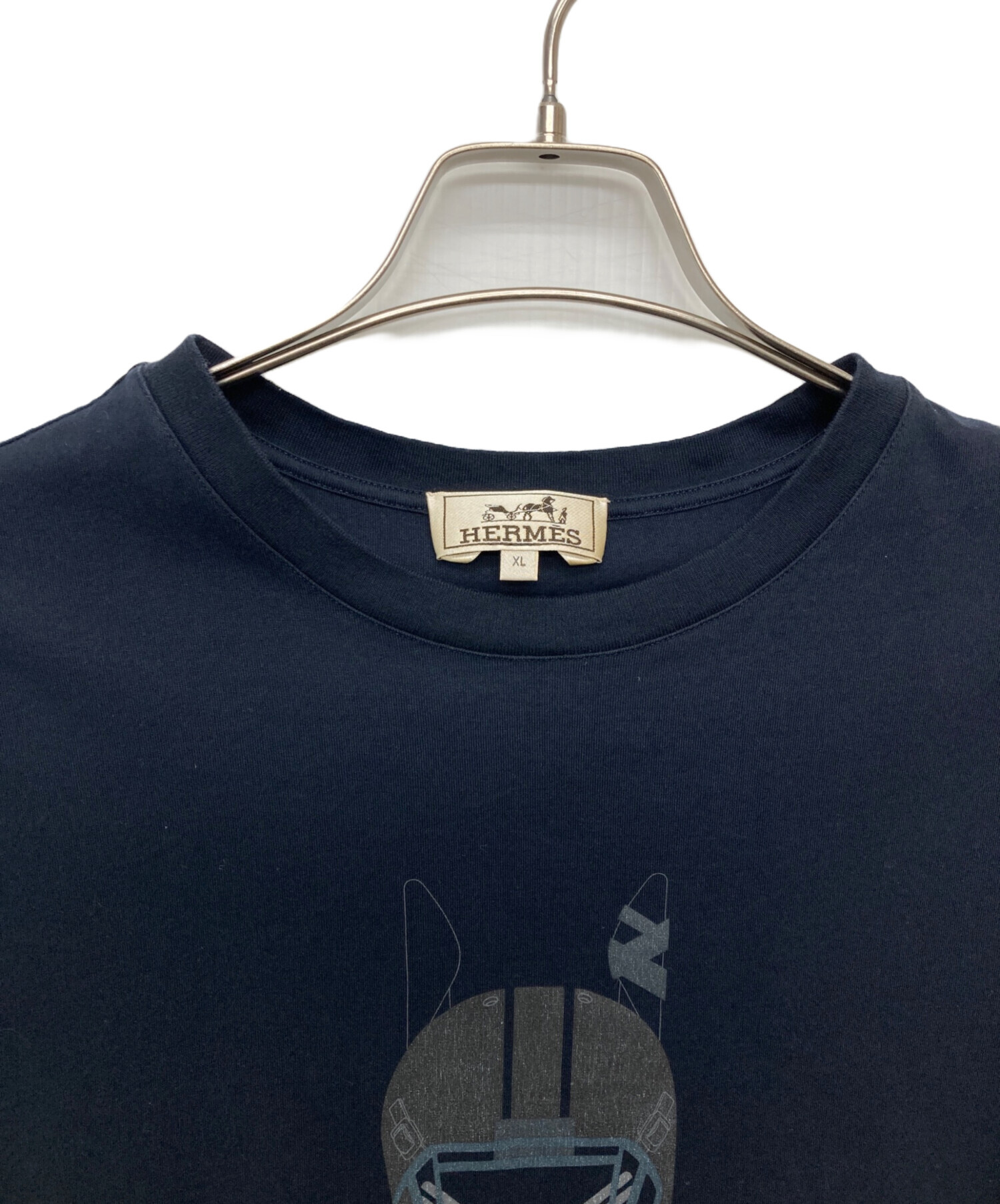◆HERMES◆Tシャツ◆メンズ◆紺◆ 中古・古着通販】HERMES (エルメス) 
