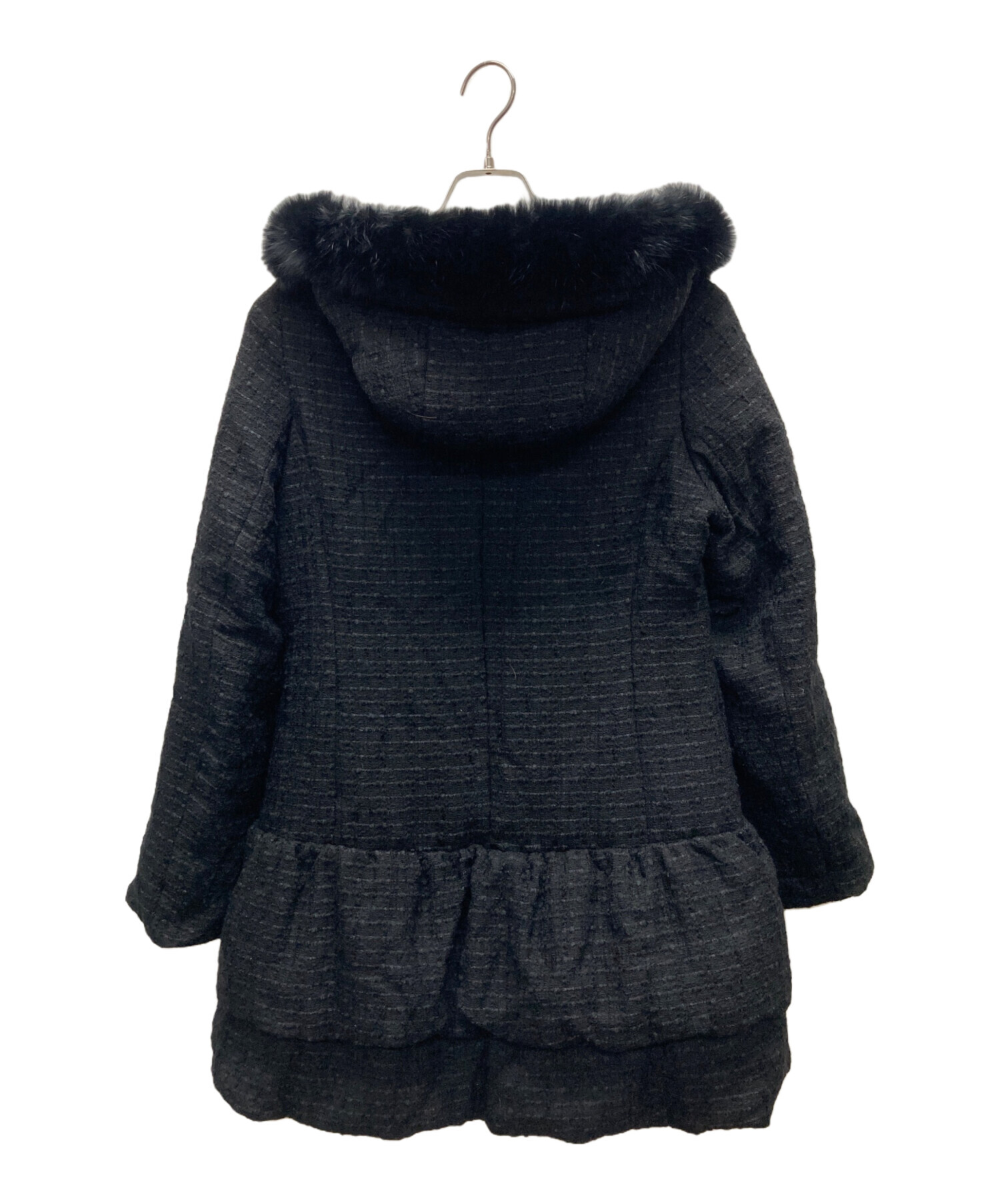 中古・古着通販】Rene (ルネ) フォックスファーツイードダウンコート