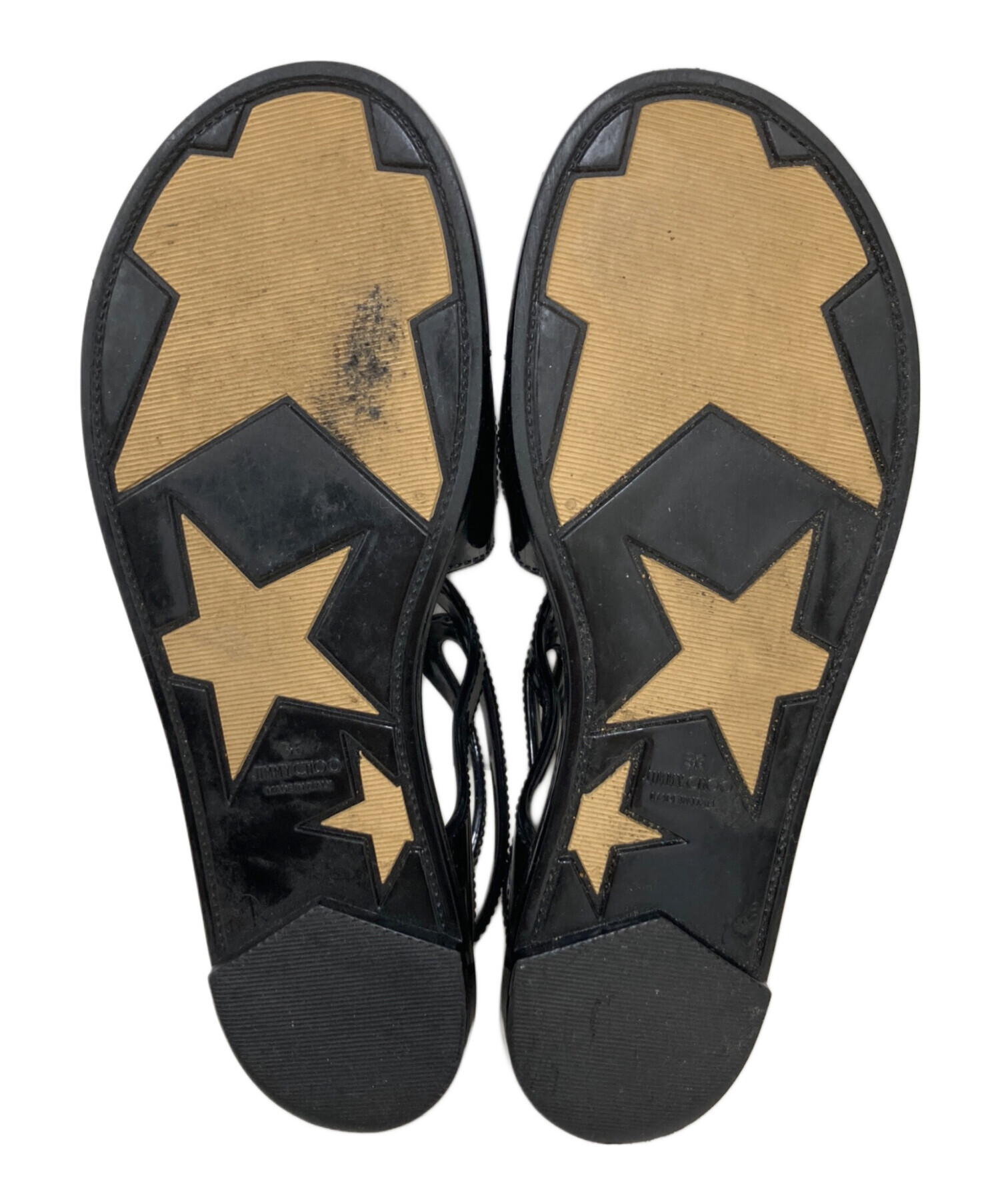 中古・古着通販】JIMMY CHOO (ジミーチュウ) LANCE JELLY ブラック 