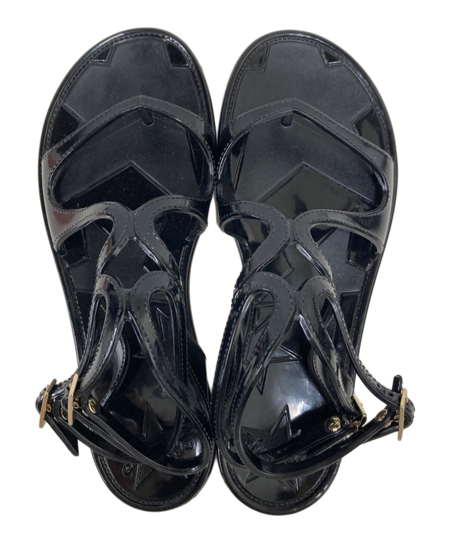 中古・古着通販】JIMMY CHOO (ジミーチュウ) LANCE JELLY ブラック 