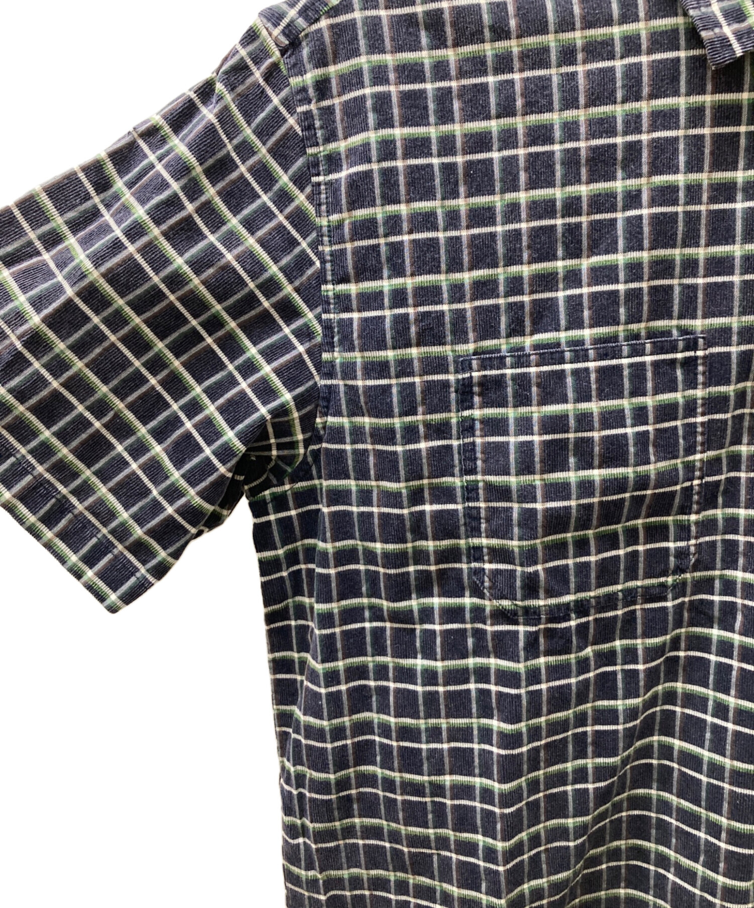 中古・古着通販】SUPREME (シュプリーム) Plaid Corduroy Half Zip S/S 