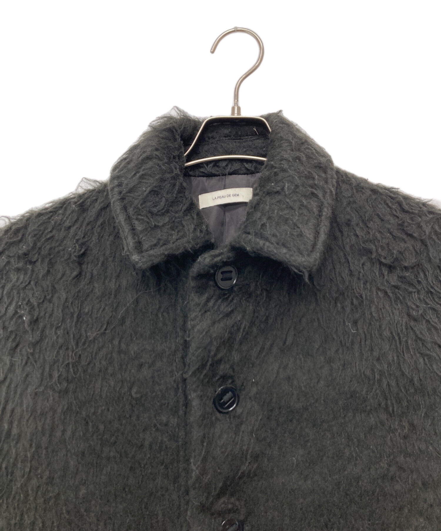 中古・古着通販】la peau de gem (ラポドゥジェム) shaggy middle coat