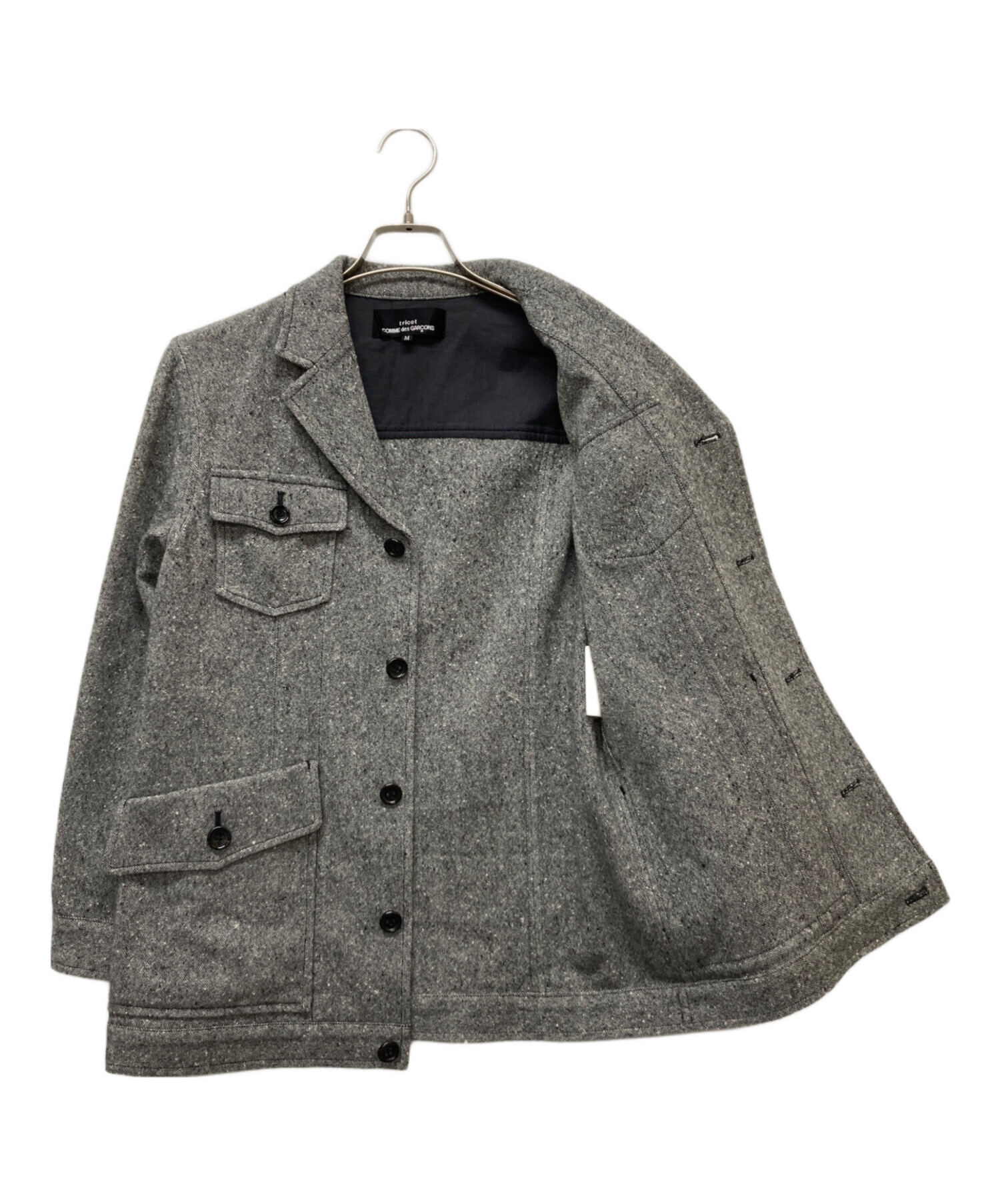 COMME des GARCONS HOMME ハーフコート AD2001 コムデギャルソン ハーフコート COMME des GARCONS HOMME ハーフ