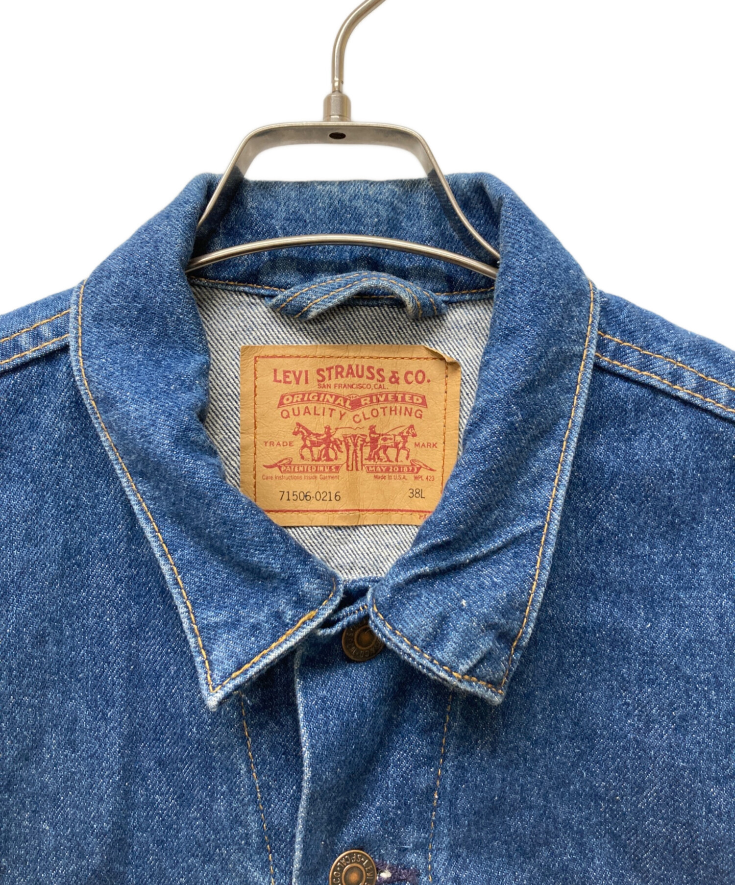中古・古着通販】LEVIS (リーバイス) デニムジャケット インディゴ 