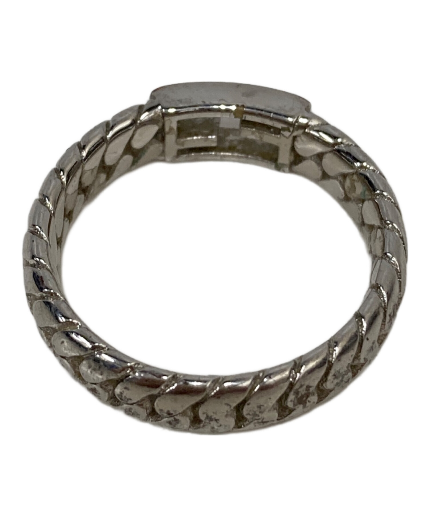 中古・古着通販】FENDI (フェンディ) FFバケットリング シルバー 