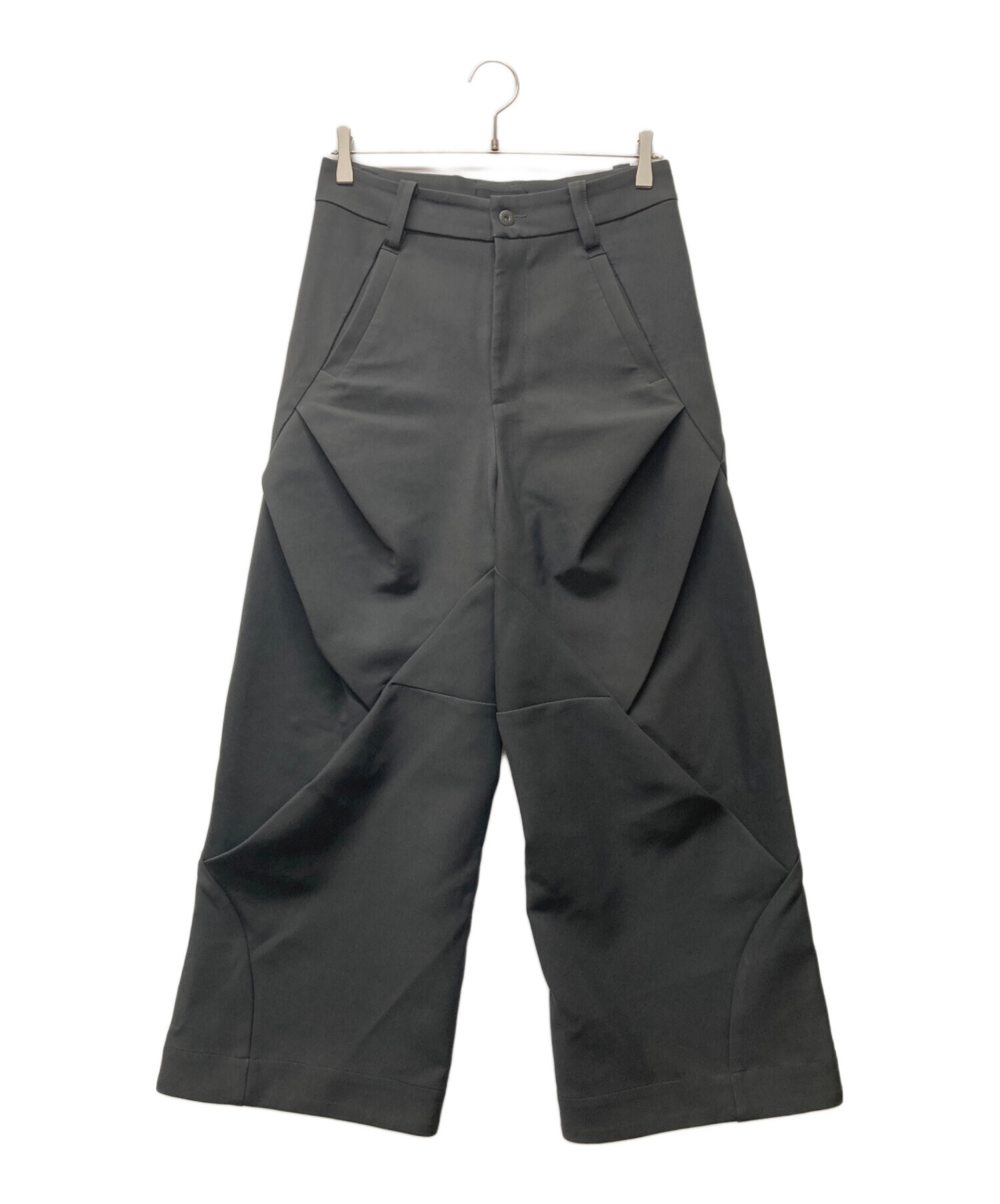 BAOVICTO 変形スラックス サイズ1 ブラック Baovicto 変形 ワイドパンツ スラックス ブラック サイズ1 Ⅰサイズ