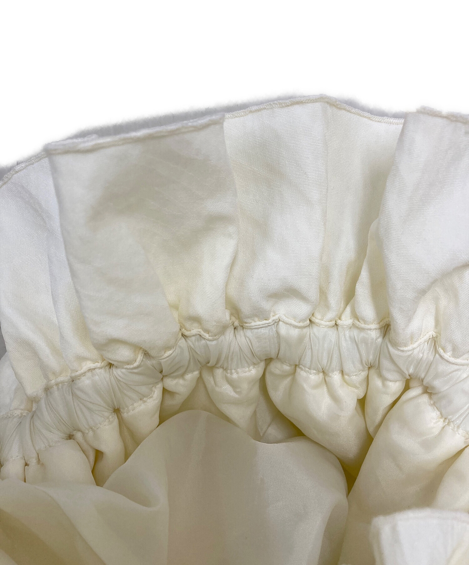 【L'AUBE BLANC】Raffle balloon cape Blouse 再入荷】Raffle balloon cape Blouse – L'AUBE BLANC