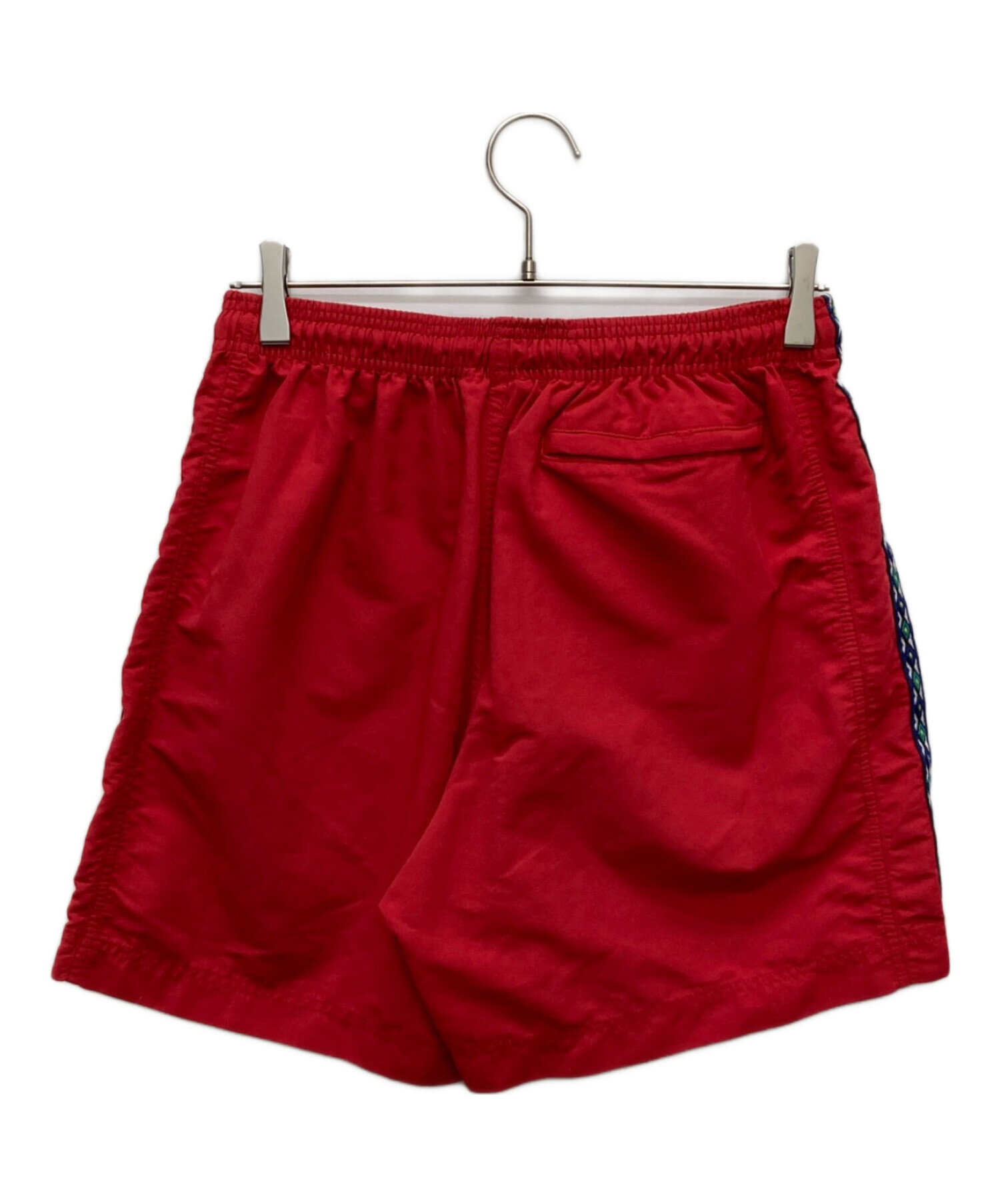 中古・古着通販】stussy (ステューシー) ナイロンハーフパンツ レッド
