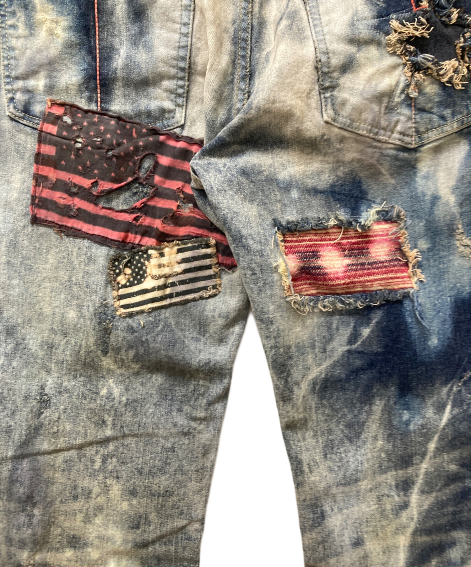 中古・古着通販】L.G.B (ルグランブルー) ダメージデニムパンツ