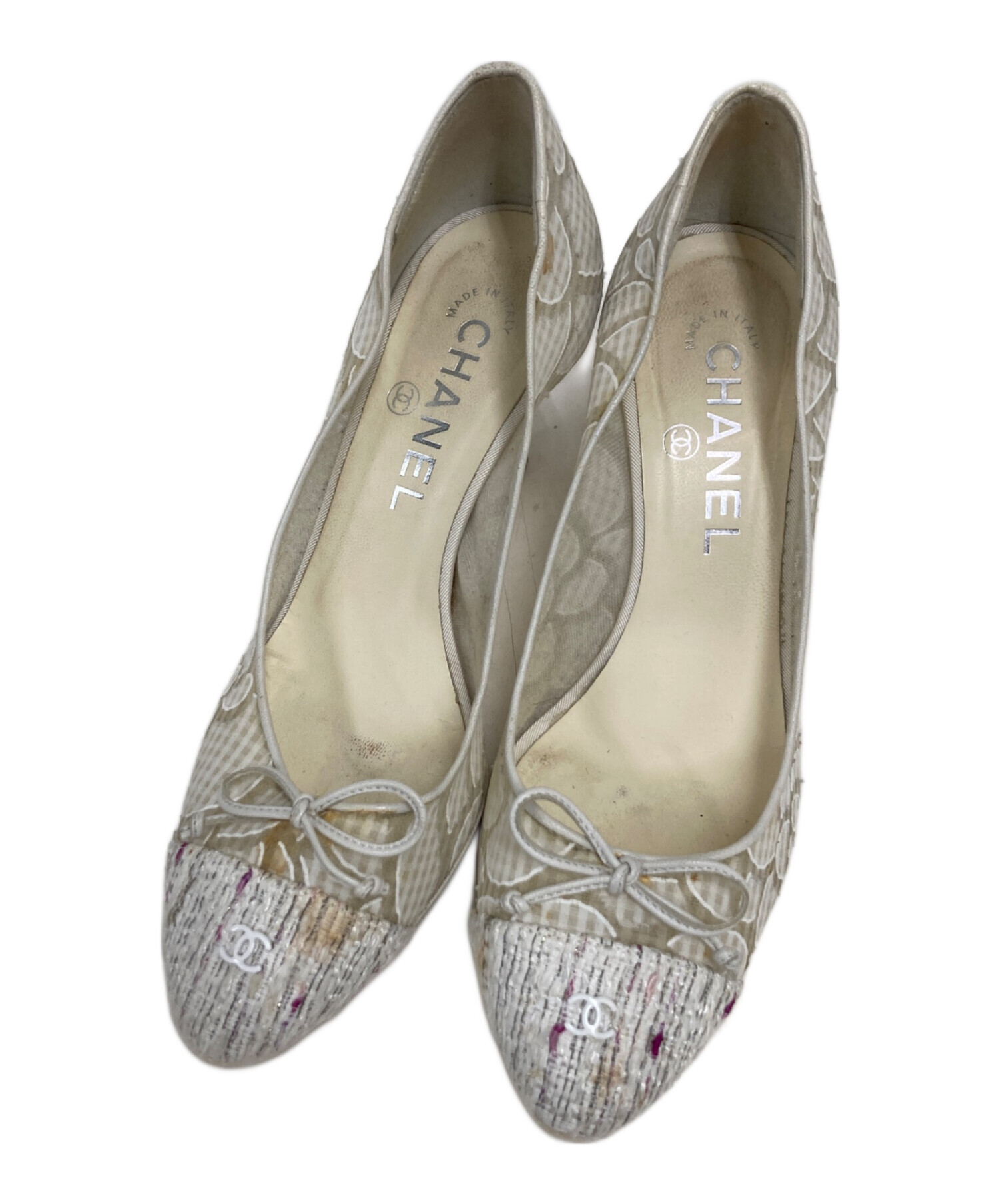 CHANEL シャネル ココマーク ハイヒール パンプス ブラック 38