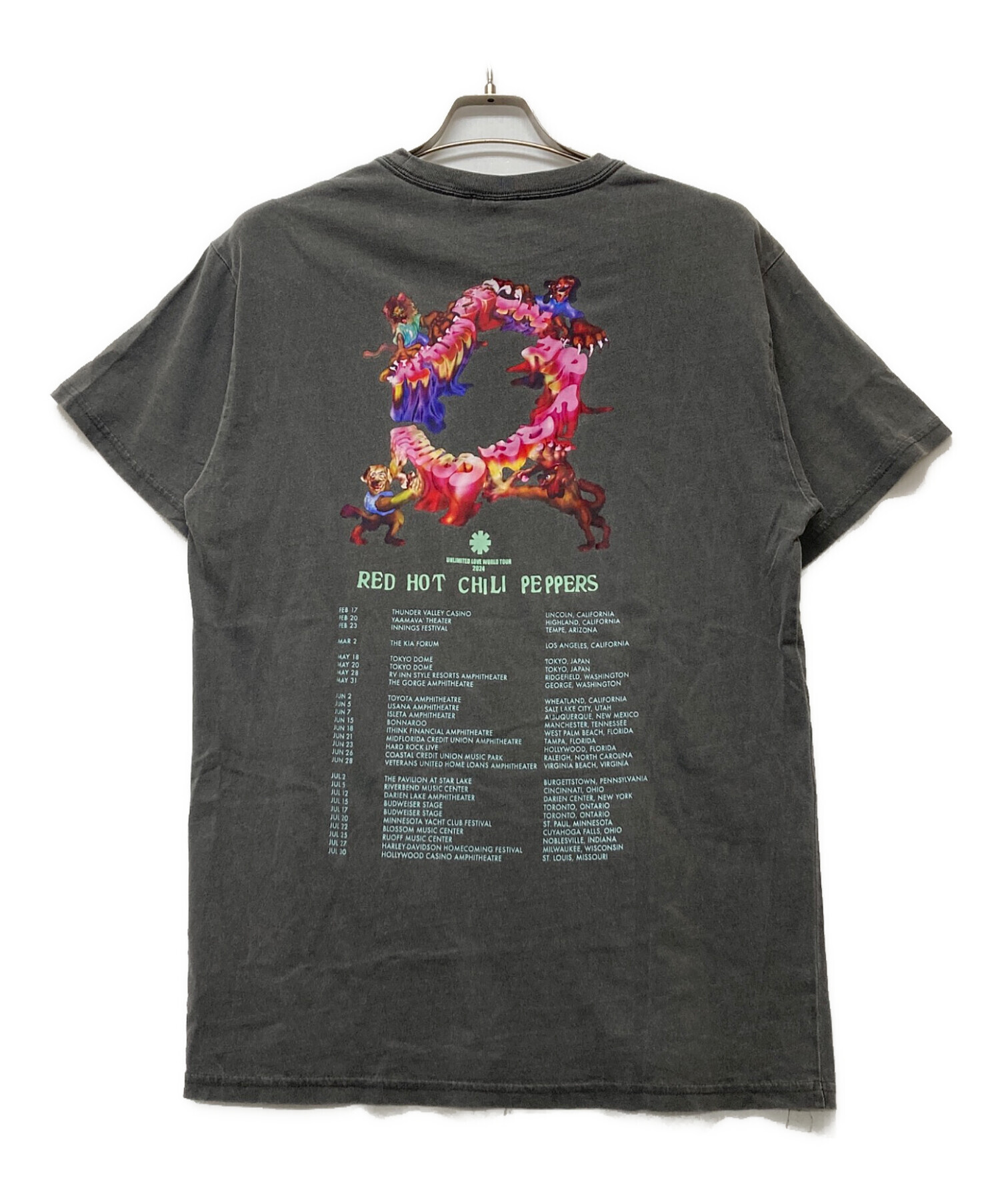 RED HOT CHILI PEPPERS ツアー2024 Tシャツ Lサイズ Classic Tour Tee 2024 - Green/Purple – Red Hot Chili Peppers
