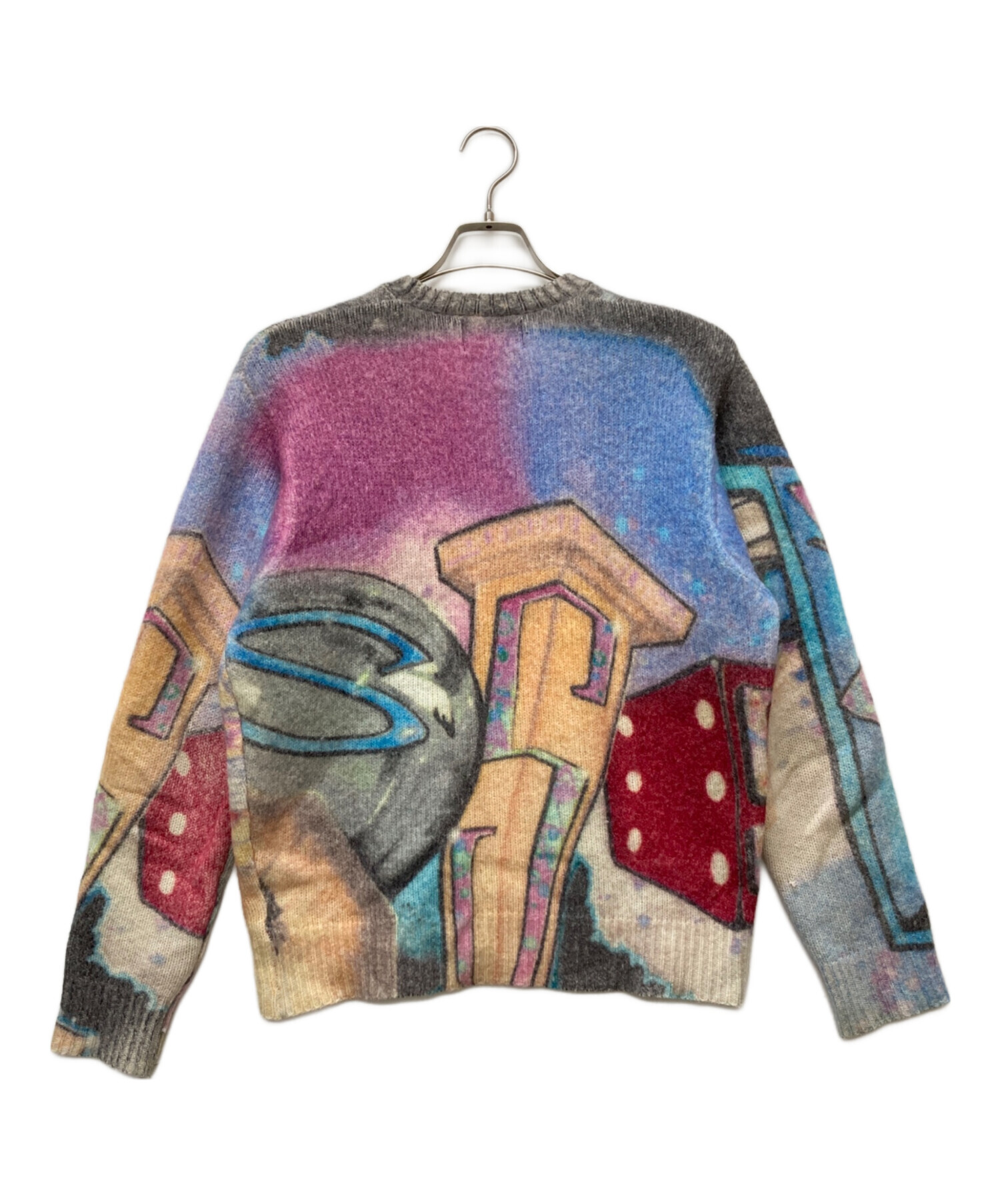 中古・古着通販】stussy (ステューシー) 22AW Goldie Sweater ブルー 