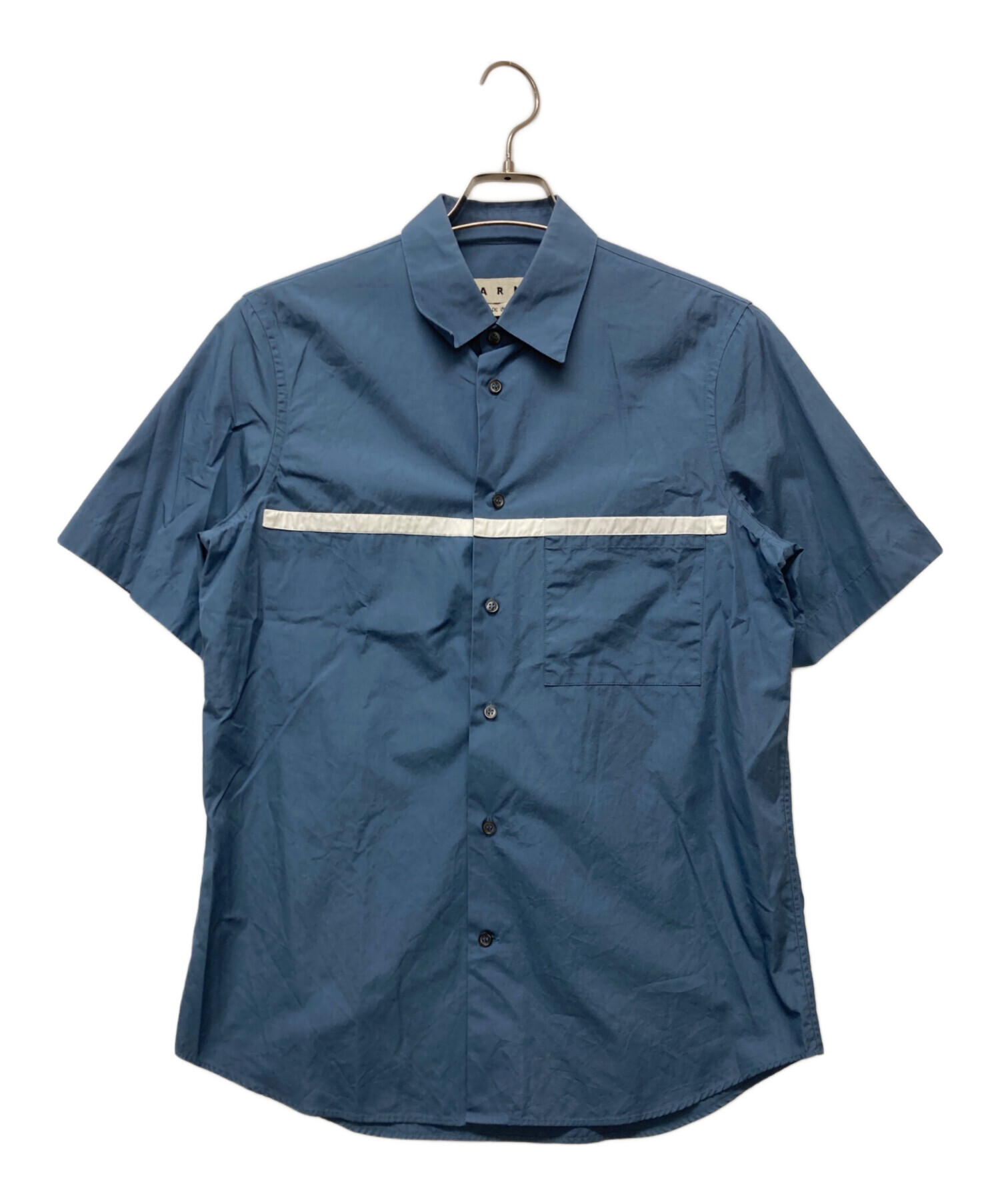 中古・古着通販】MARNI (マルニ) 半袖シャツ ブルー サイズ:48 