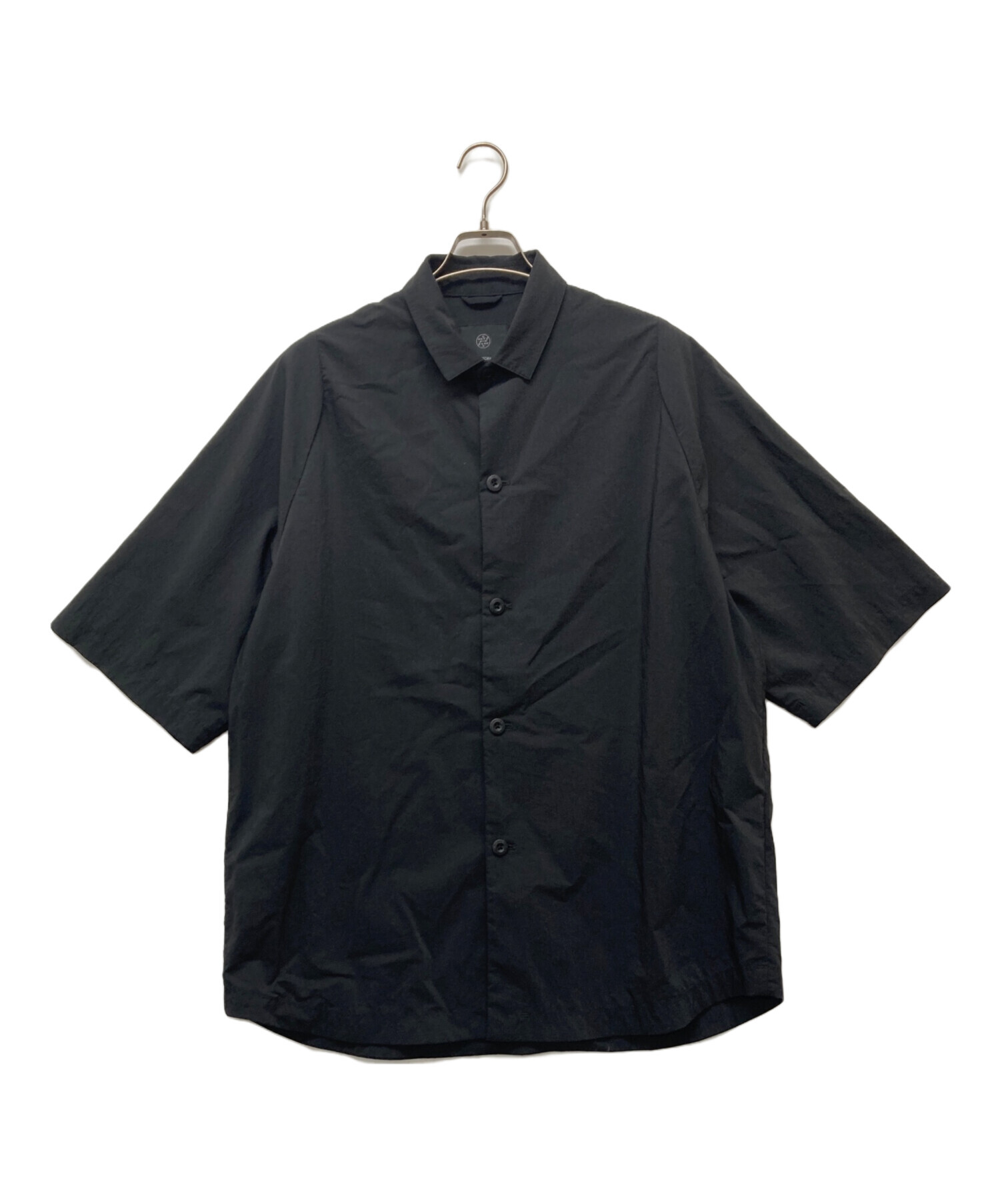 中古・古着通販】teatora (テアトラ) CARTRIDGE SHIRT S/S DR ブラック 