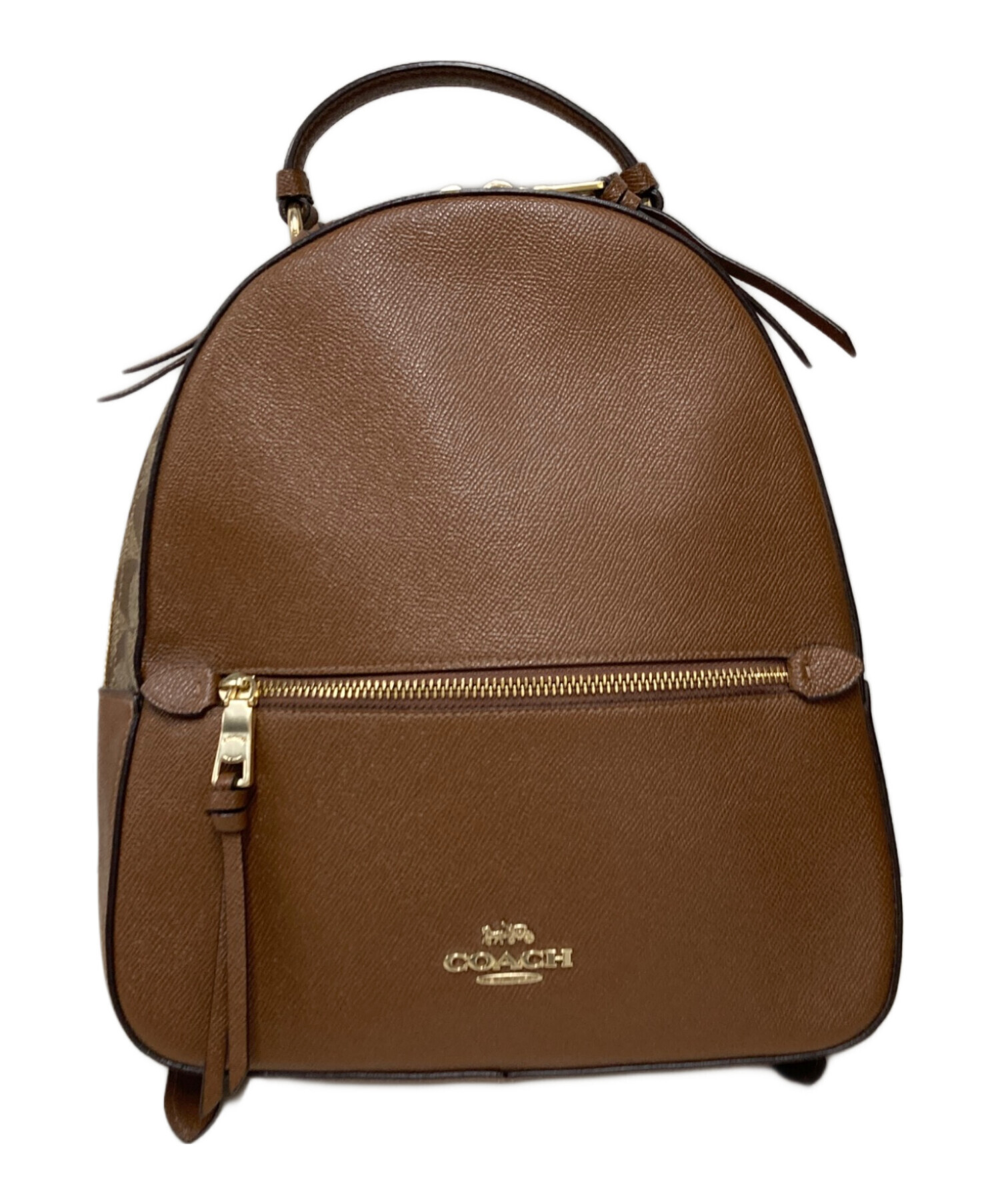 中古・古着通販】COACH (コーチ) シグネイチャーリュック ブラウン 