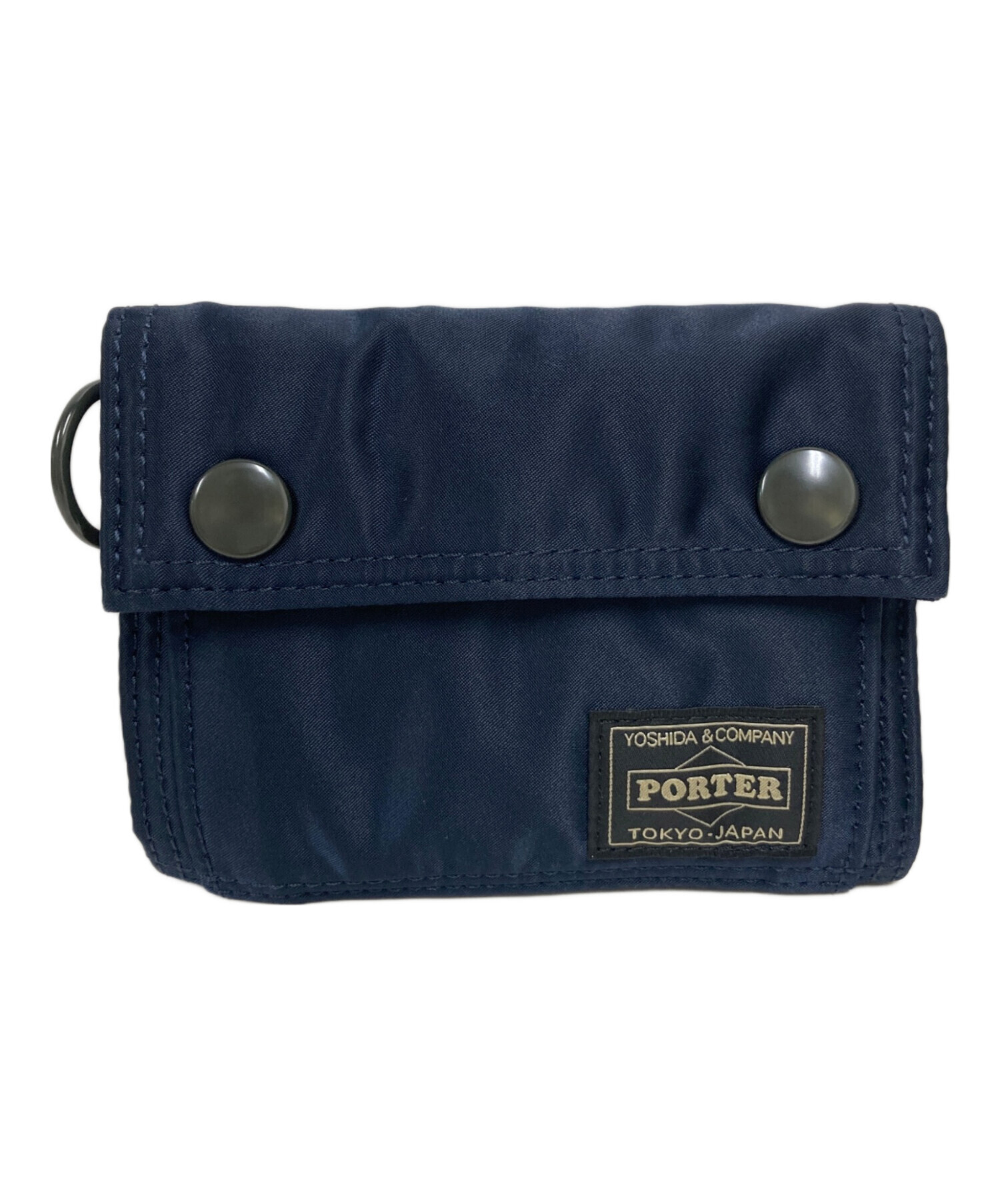 中古・古着通販】PORTER (ポーター) POCKET WALLET ネイビー｜ブランド 
