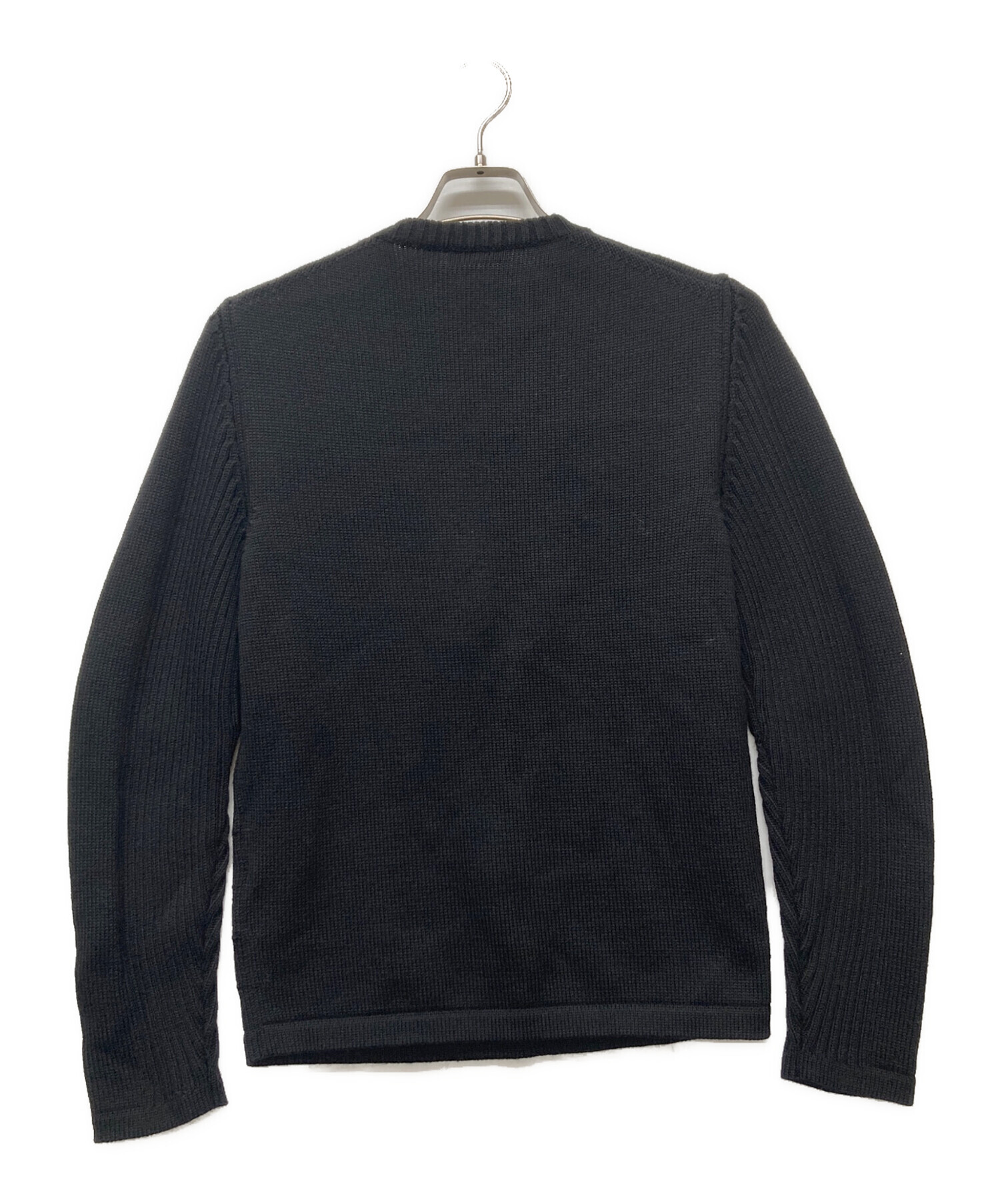 中古・古着通販】PRADA (プラダ) トライアングルロゴプレートニット 