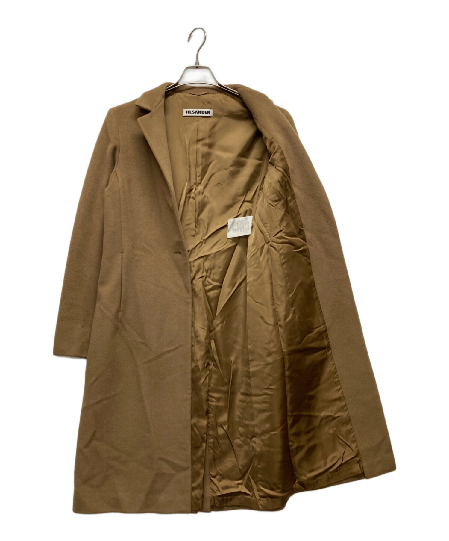 未使用級　JIL SANDERジルサンダー ウールチェスターコート　ブラウン JIL SANDER（チェスターコート）のフリマアイテム一覧
