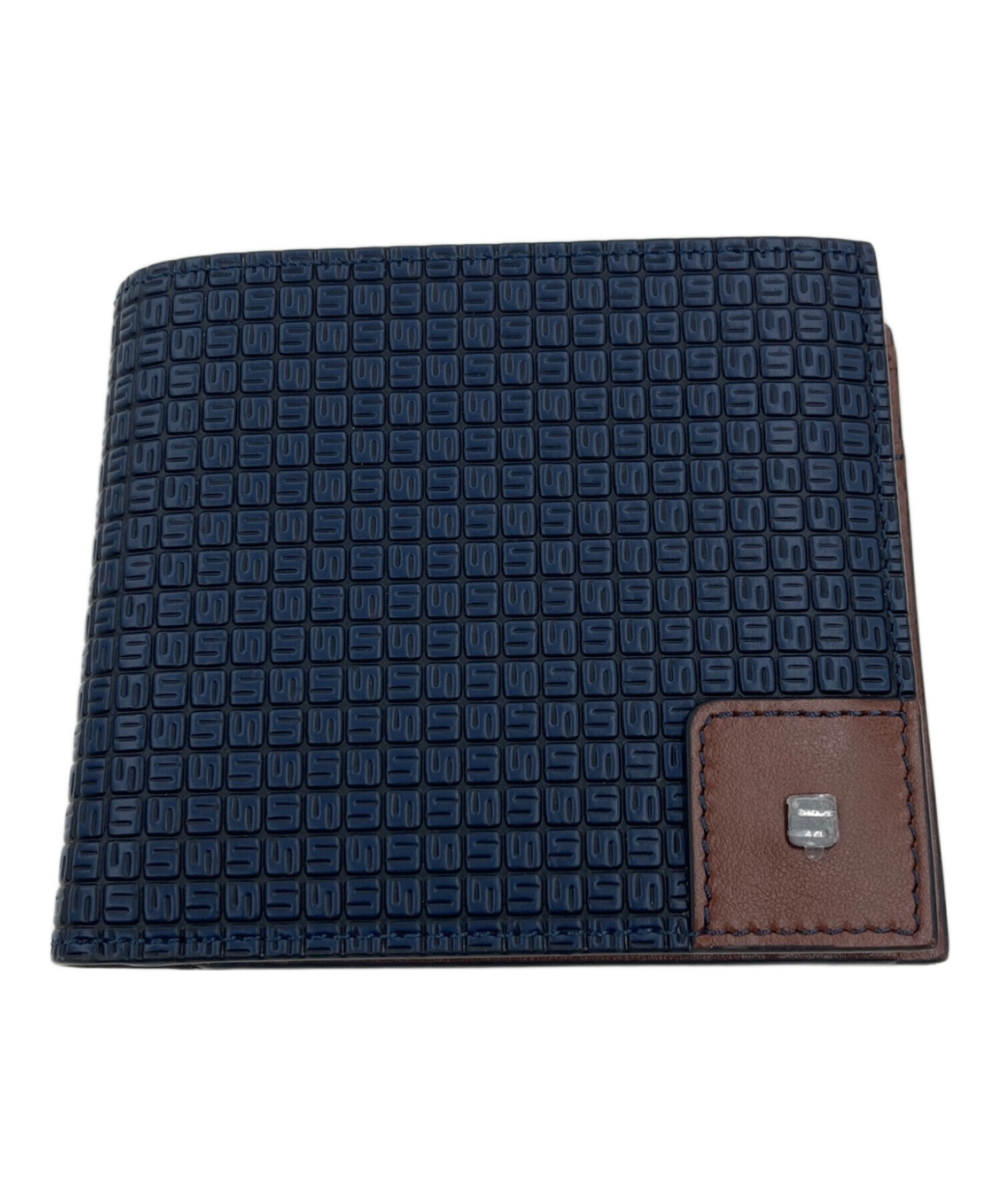 中古・古着通販】SERAPIAN (セラピアン) コインポケット付き二つ折り財布 ネイビー 未使用品｜ブランド・古着通販 トレファク公式【TREFAC  FASHION】スマホサイト