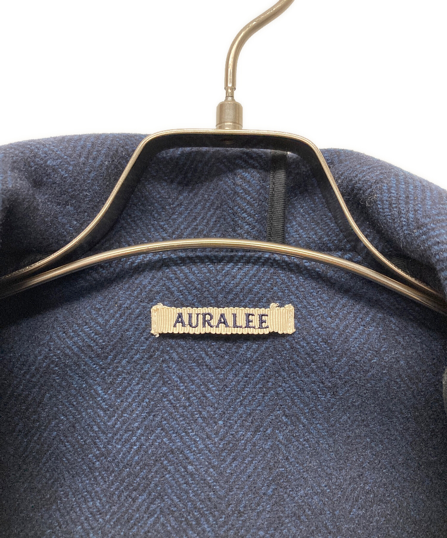 大人ダッフルコート｜水岡 最高級AURALEE ネイビー ダッフルコート 3