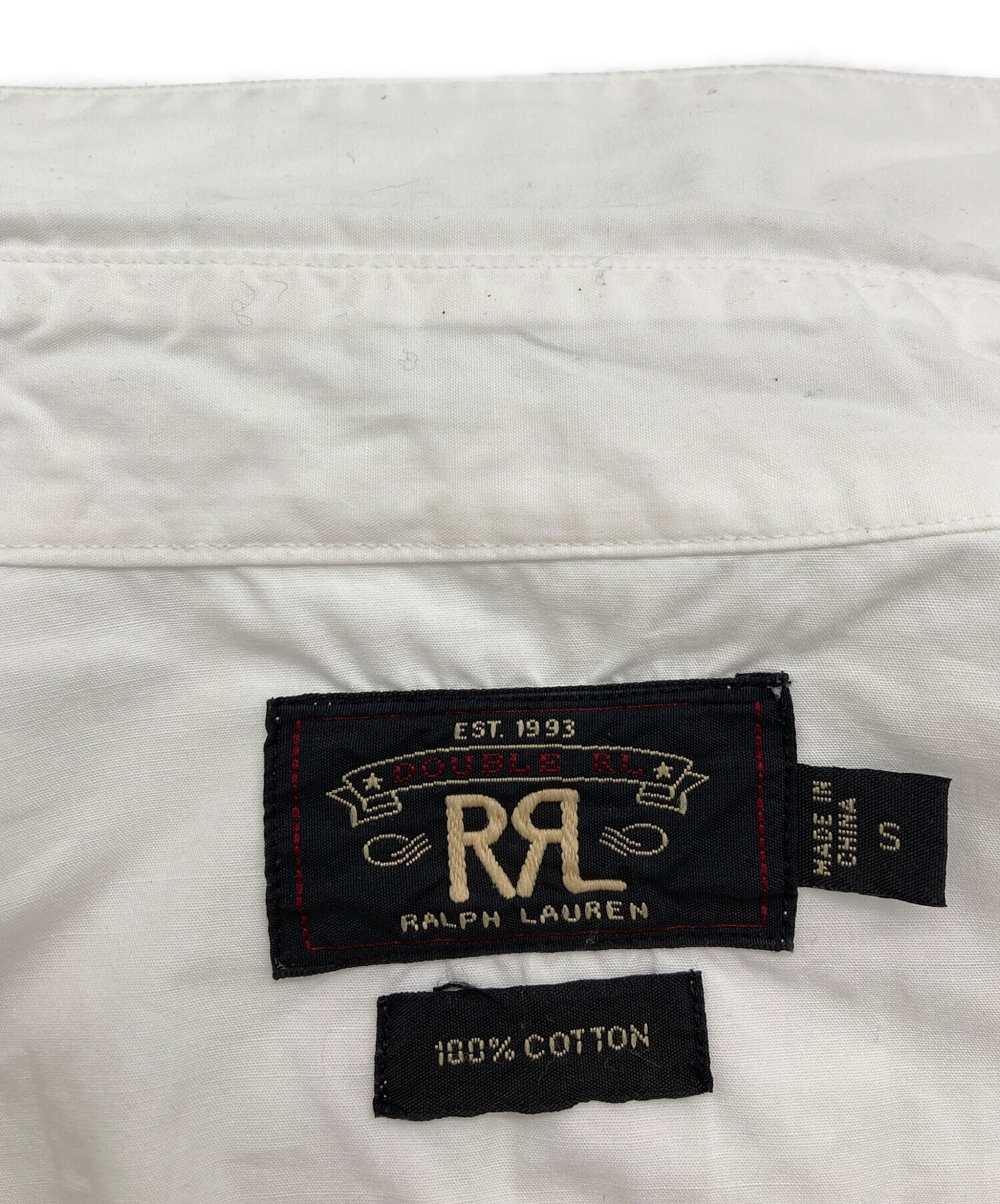 中古・古着通販】RRL (ダブルアールエル) ウエスタンシャツ ホワイト