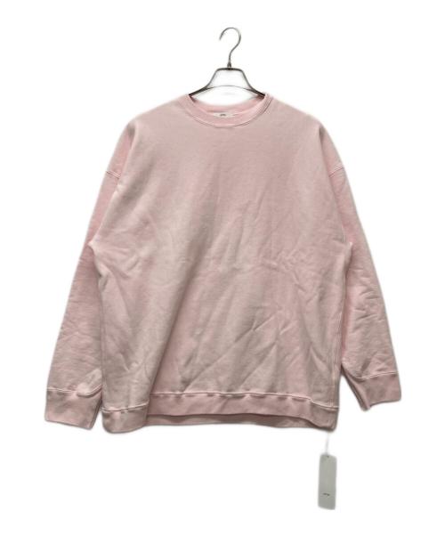 中古・古着通販】ATON (エイトン) クルーネックスウェット ピンク