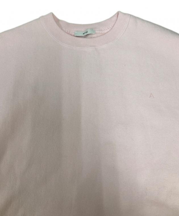 中古・古着通販】ATON (エイトン) クルーネックスウェット ピンク