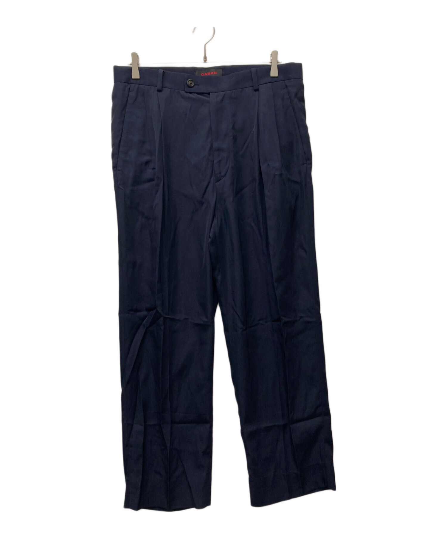 中古・古着通販】CABaN (キャバン) レーヨンシルクツイル 2タック 