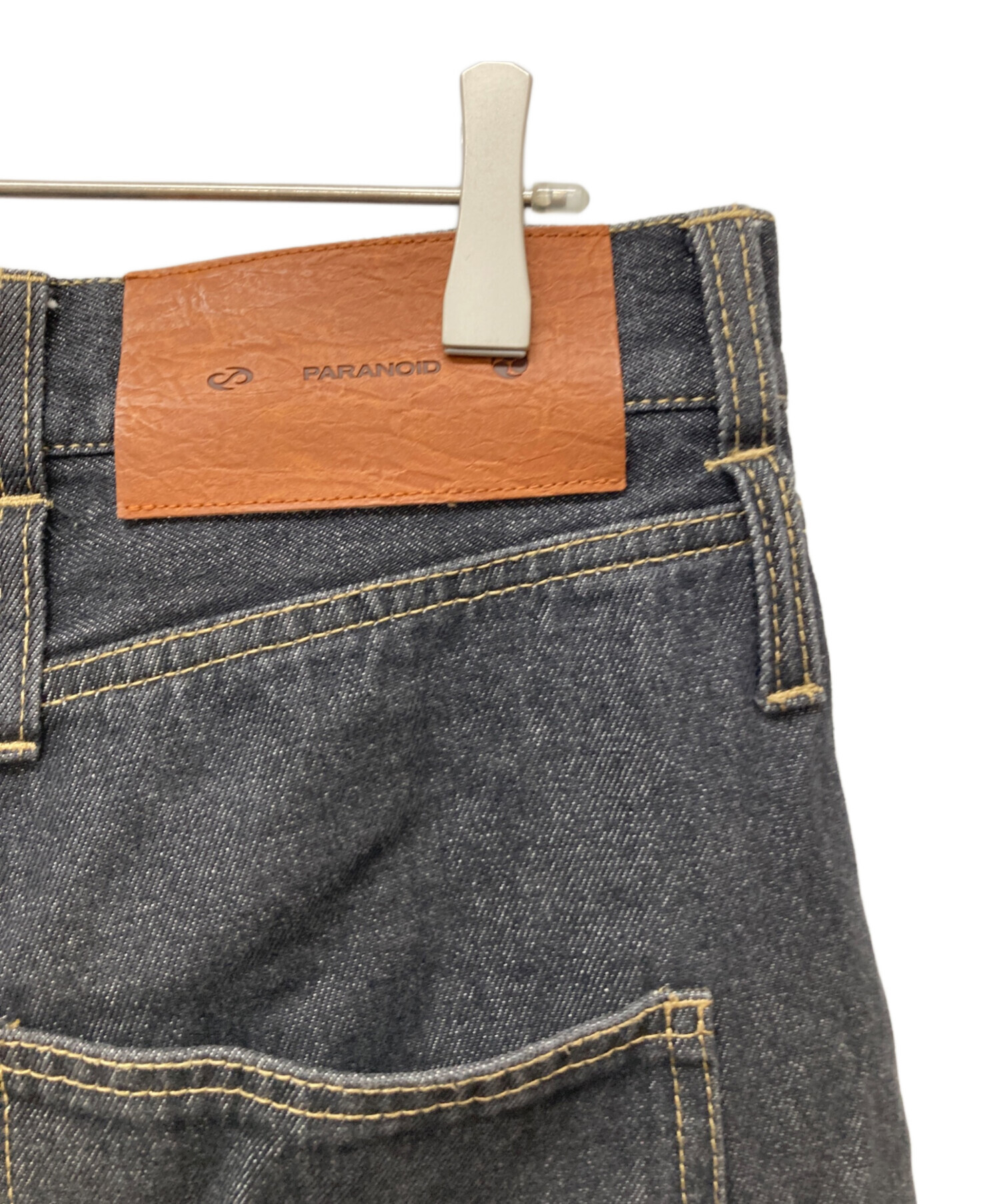 中古・古着通販】PARANOID (パラノイド) Two Zips Straight Wide Denim