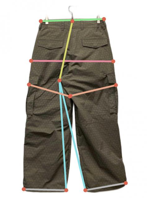 中古・古着通販】PARANOID (パラノイド) Kikkou Side Zip Cargo Pants