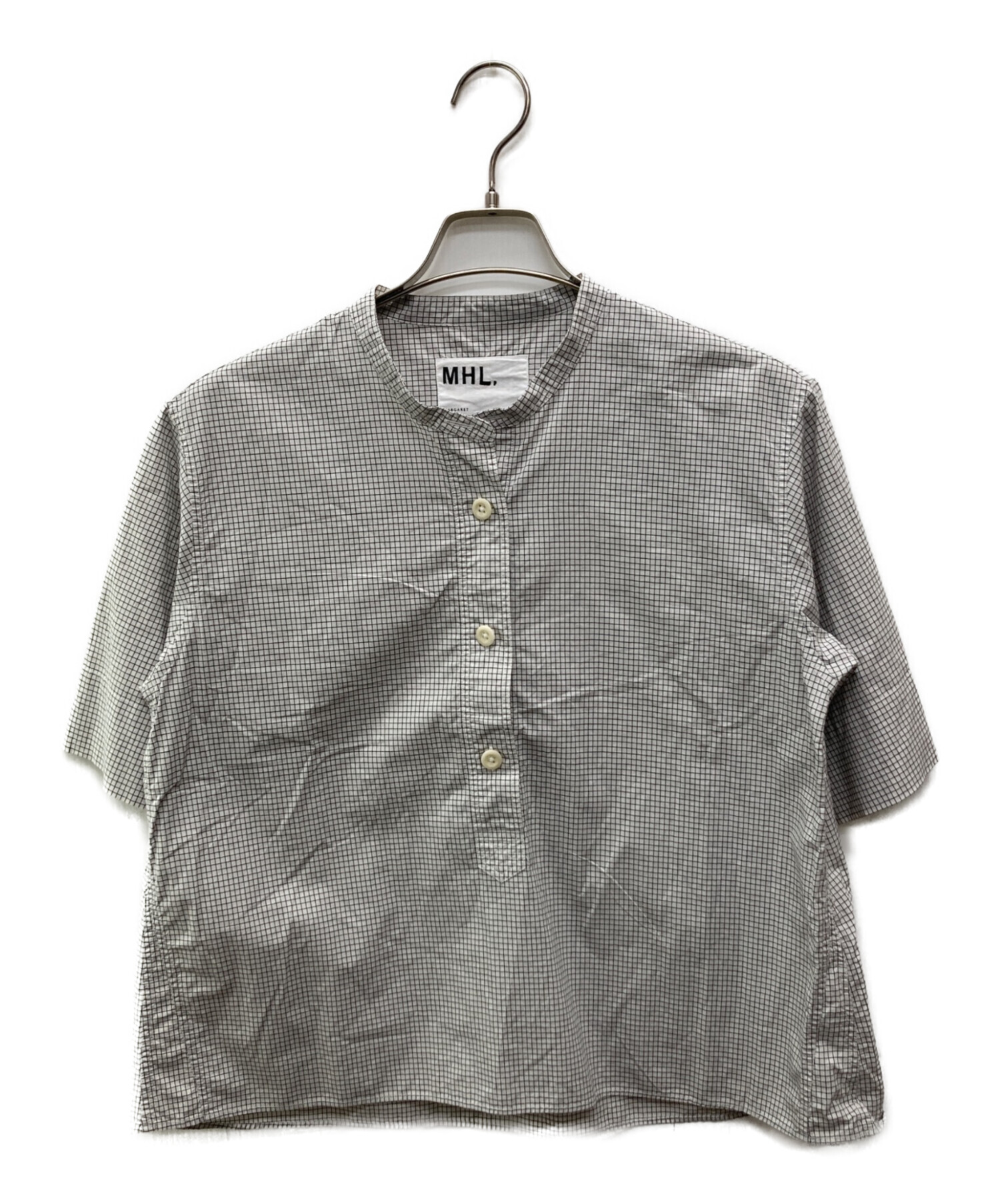 中古・古着通販】MHL (エムエイチエル) COTTON GRAPH CHECK シャツ 