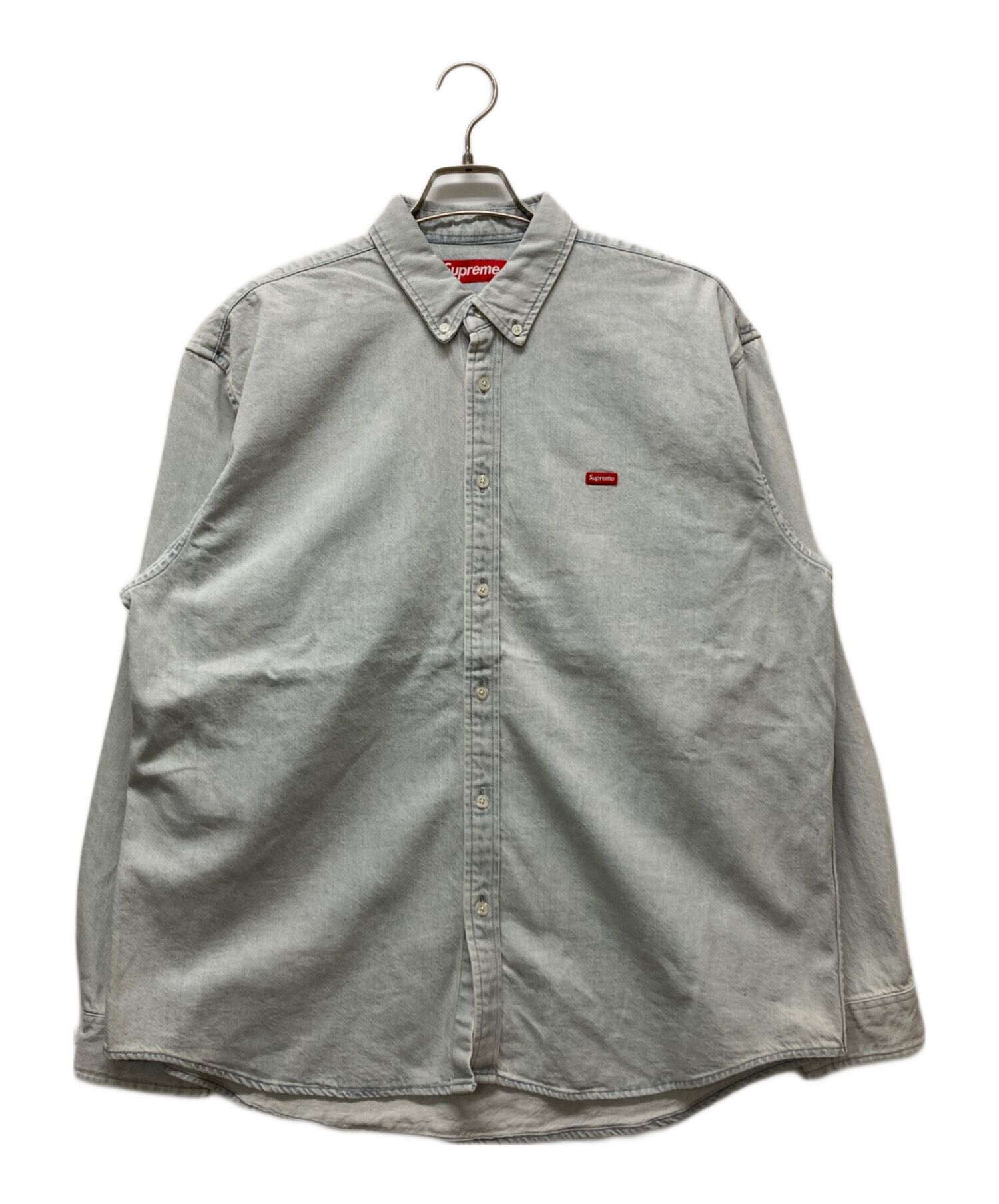 値下げ不可Supreme Small Box Denim Shirt White Supreme Small Box Denim Shirt (SS25) - $138