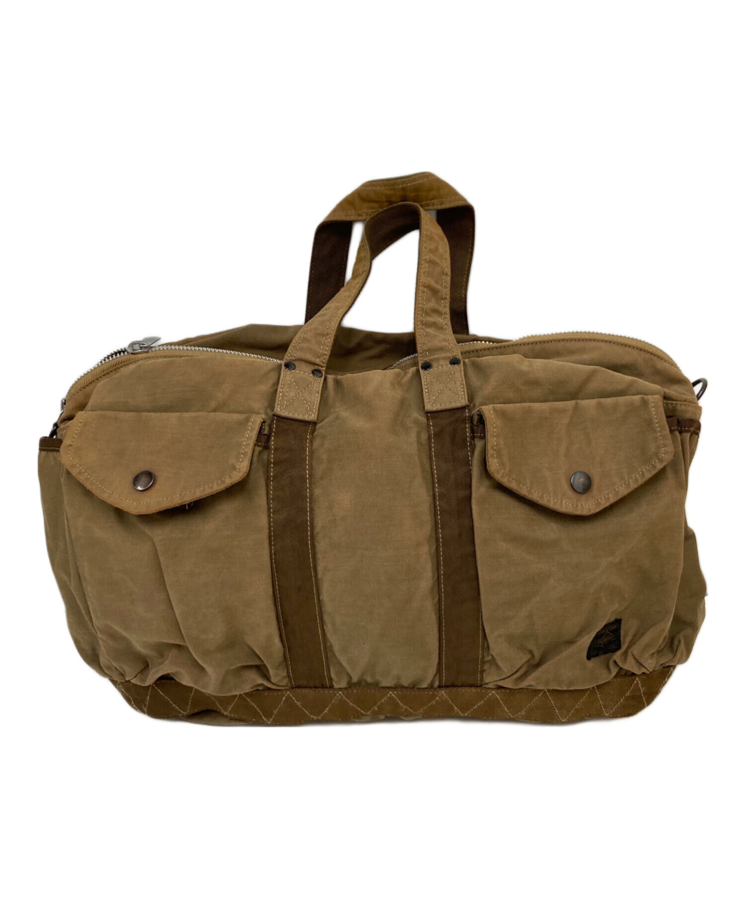 中古・古着通販】PORTER (ポーター) CRAG 2WAY Boston bag ブラウン