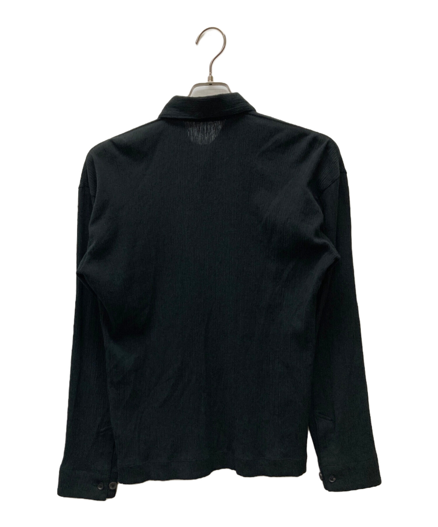 中古・古着通販】ISSEY MIYAKE (イッセイミヤケ) 長袖シャツ ブラック