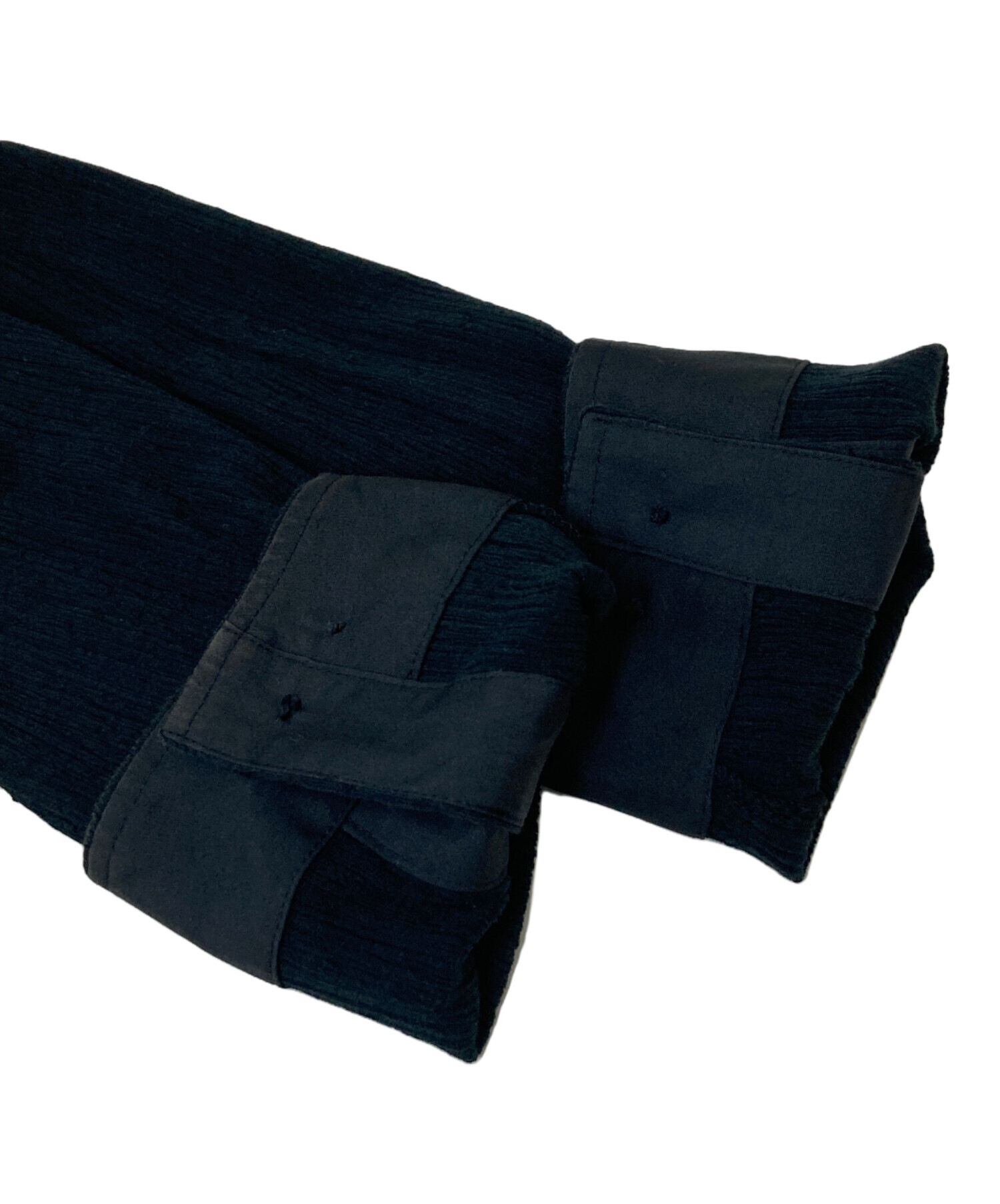 中古・古着通販】ISSEY MIYAKE (イッセイミヤケ) 長袖シャツ ブラック