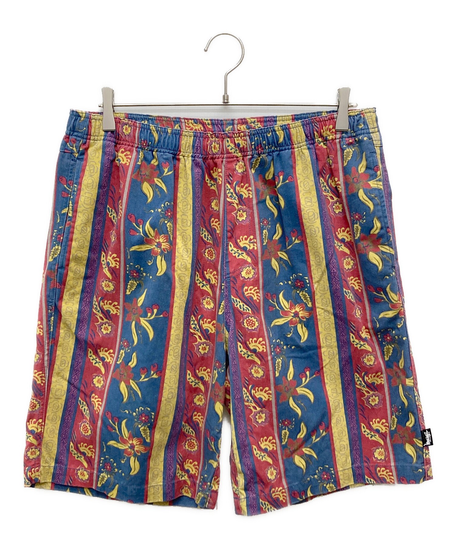 中古・古着通販】stussy (ステューシー) Fleur Stripe Beach Shorts