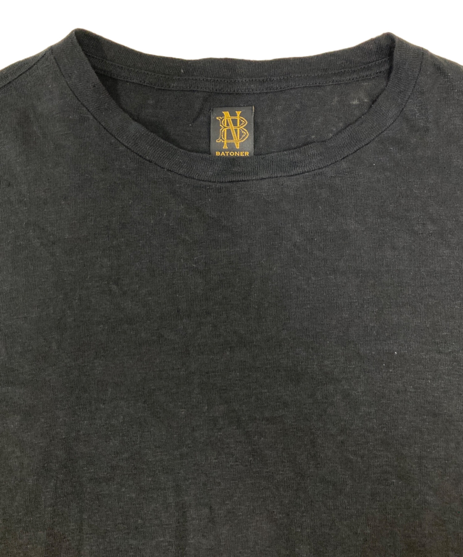 中古・古着通販】BATONER (バトナ―) NORMANDY LINEN T-SHIRT 