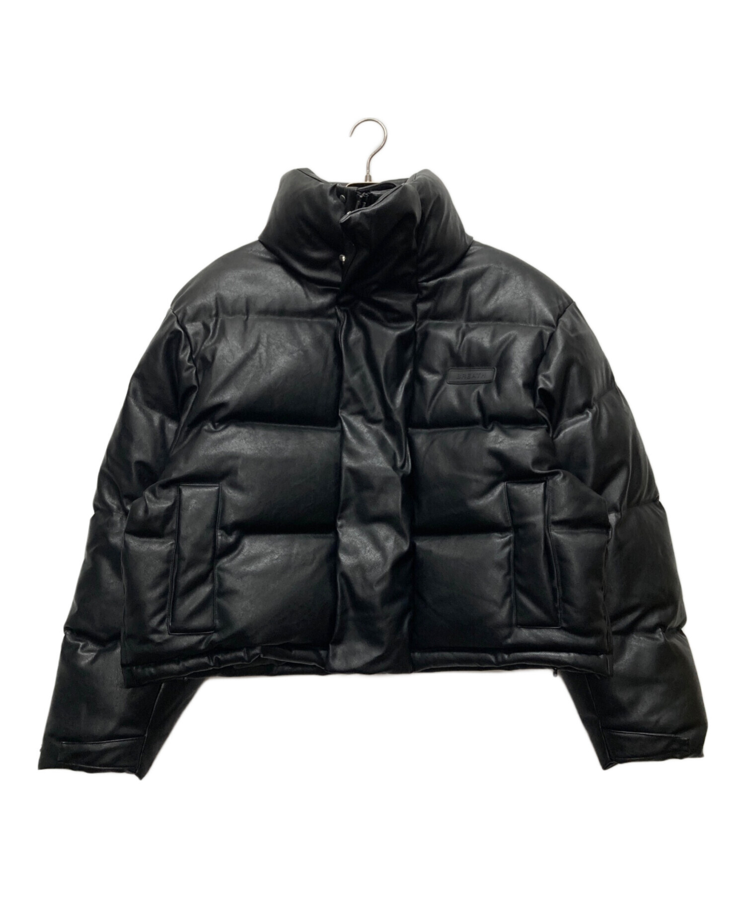 中古・古着通販】BREATH (ブレス) フェイクレザーレザーダウン