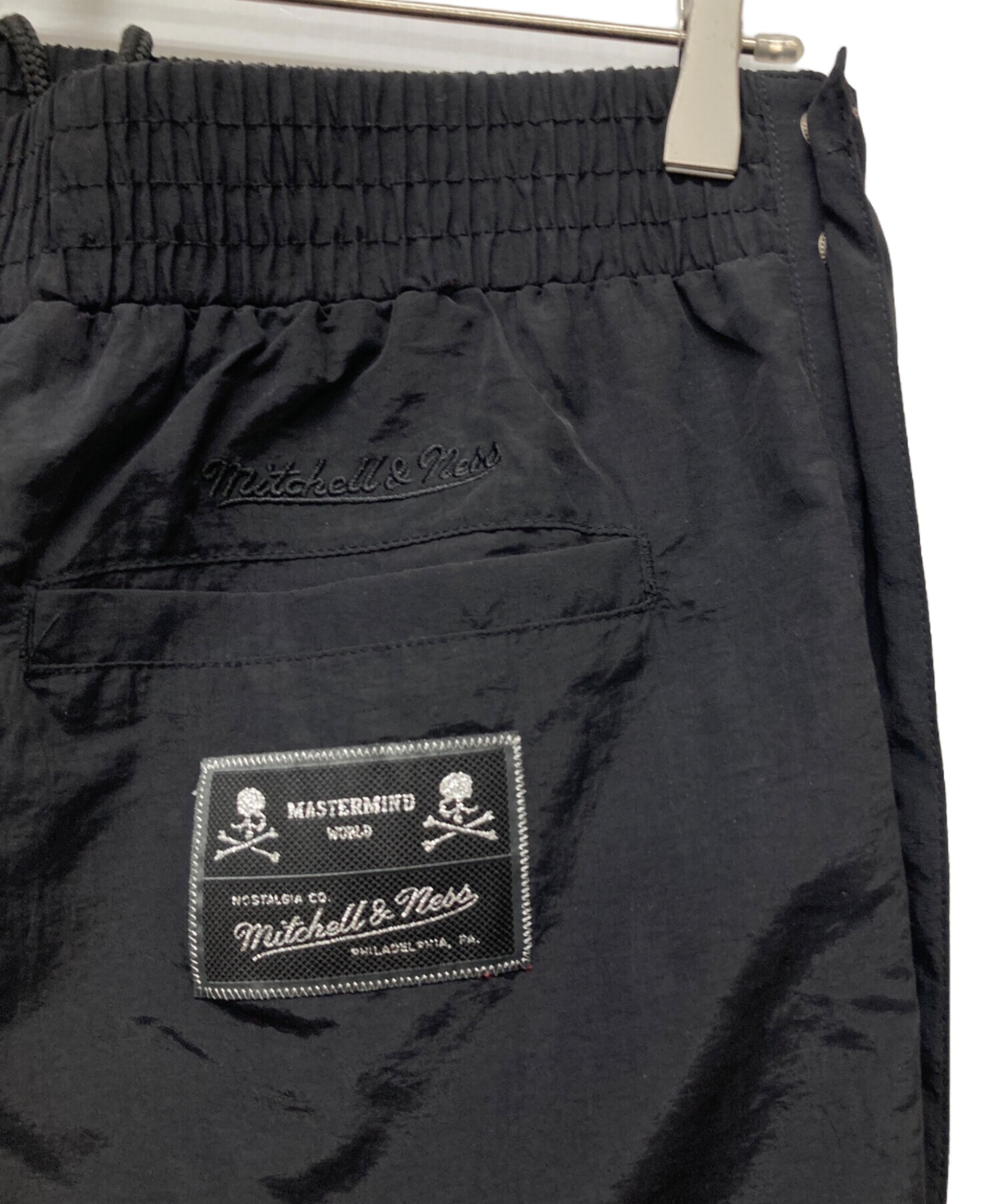 mastermind×Mitchell & Ness スナップボタン付きパンツ mastermind×Mitchell & Ness スナップボタン付きパンツ