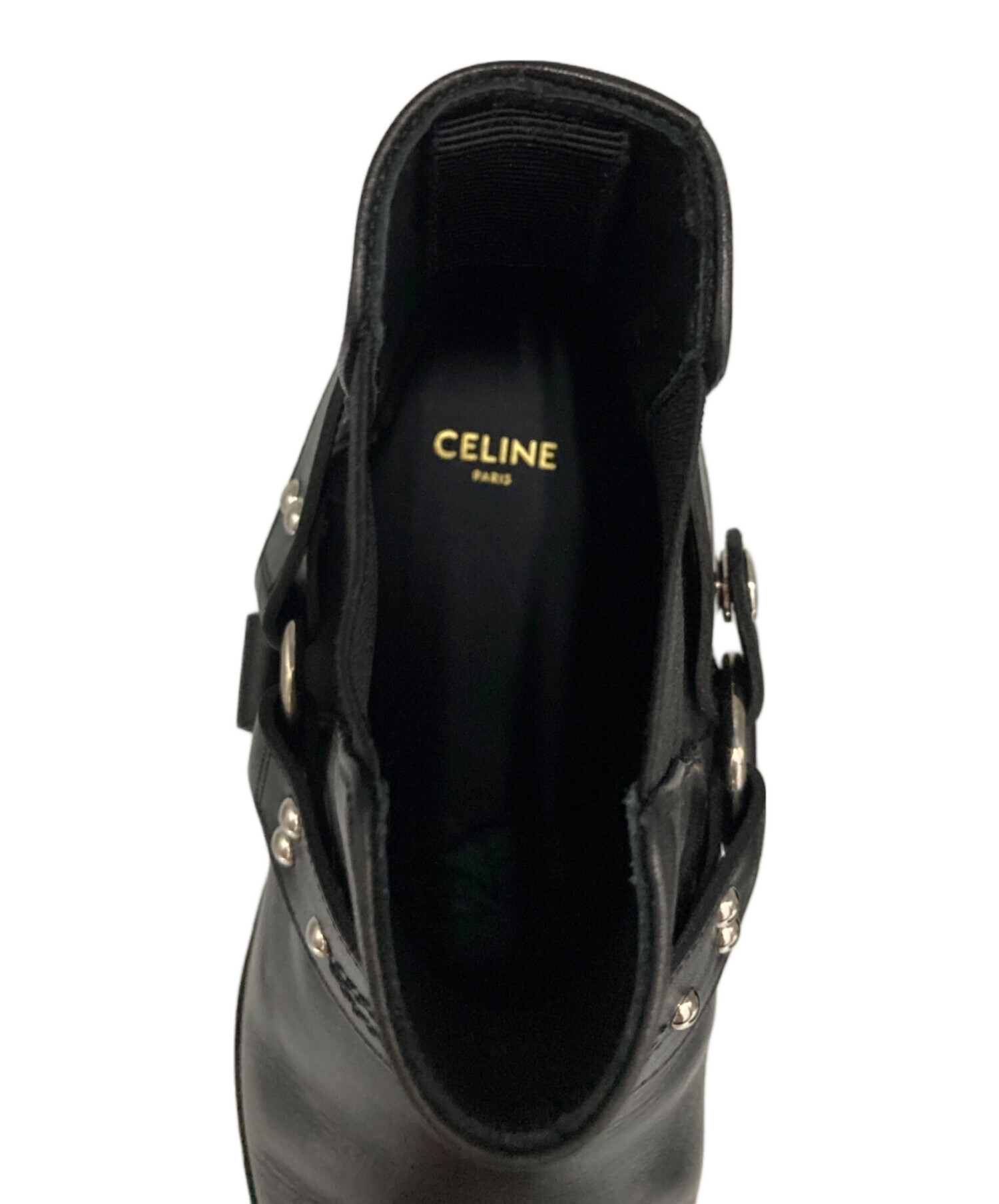 CELINE カマルグバイカーチェルシーブーツ　40 裏張り済み CELINE カマルグバイカーチェルシーブーツ 40 裏張り済み - メルカリ