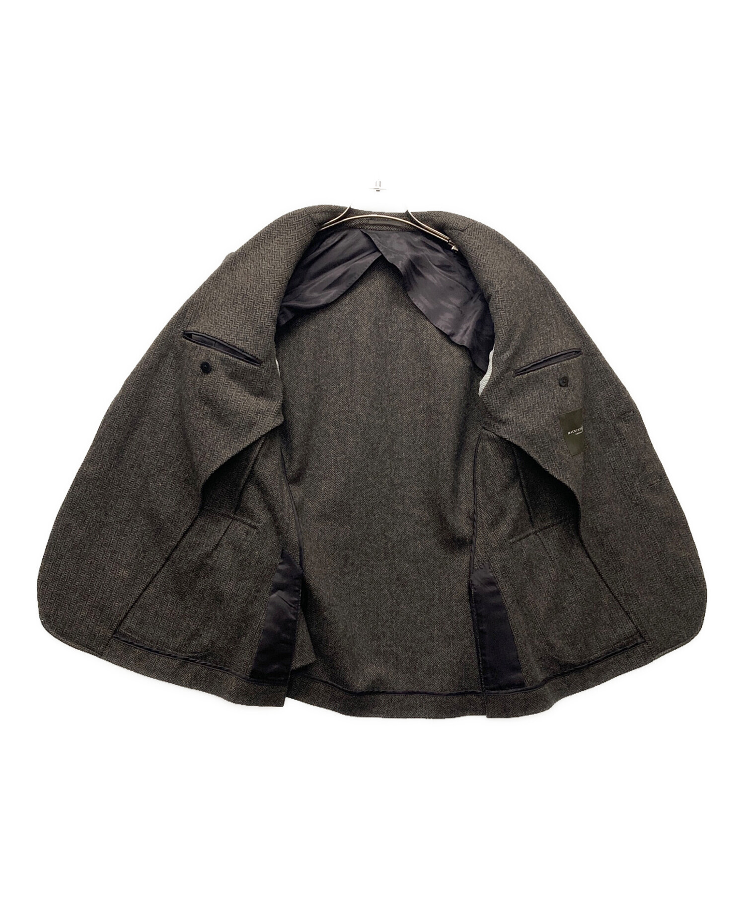 定価46000 MAKINTOSH LONDON ブラウン系テーラードジャケット ブラウン系 MACKINTOSH LONDON (Women)のテーラードジャケット