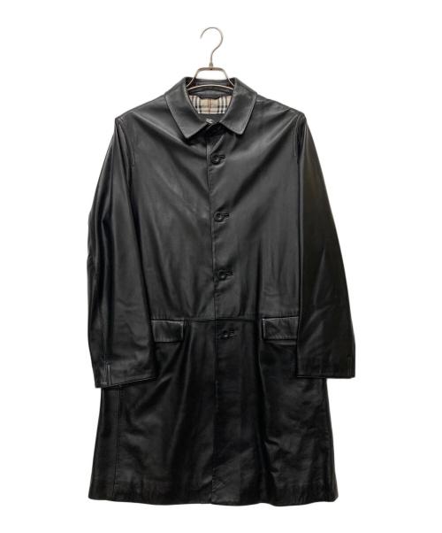 【年末Sale】バーバリーブラックレーベル ラムレザー コート（size: M） 中古・古着通販】BURBERRY BLACK LABEL (バーバリーブラックレーベル