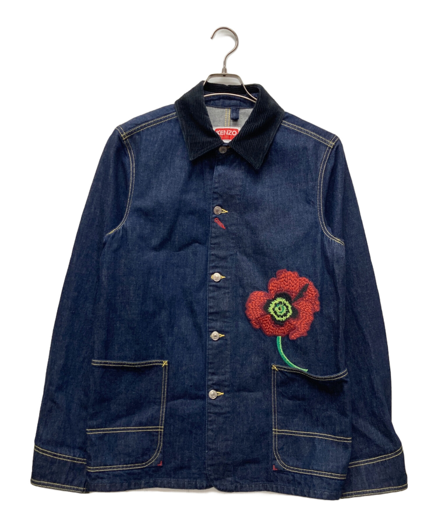 中古・古着通販】KENZO (ケンゾー) フローラルデニムジャケット 
