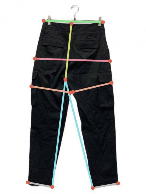 中古・古着通販】DIOR (ディオール) カーゴパンツ ブラック サイズ:46