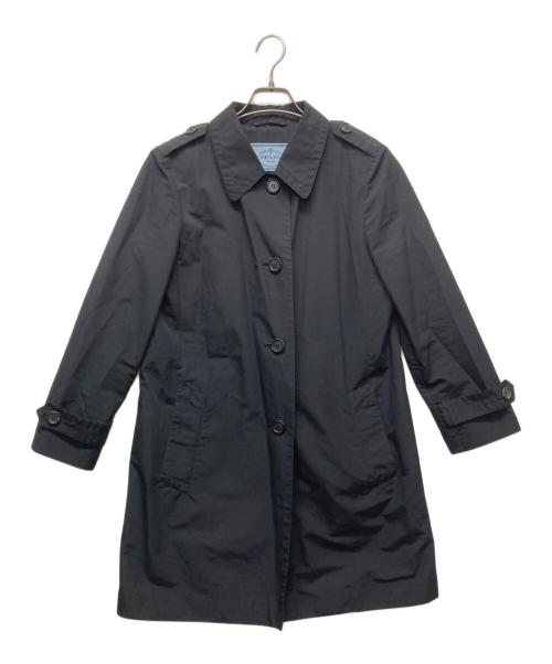 中古・古着通販】PRADA (プラダ) トレンチコート ブラック サイズ:40