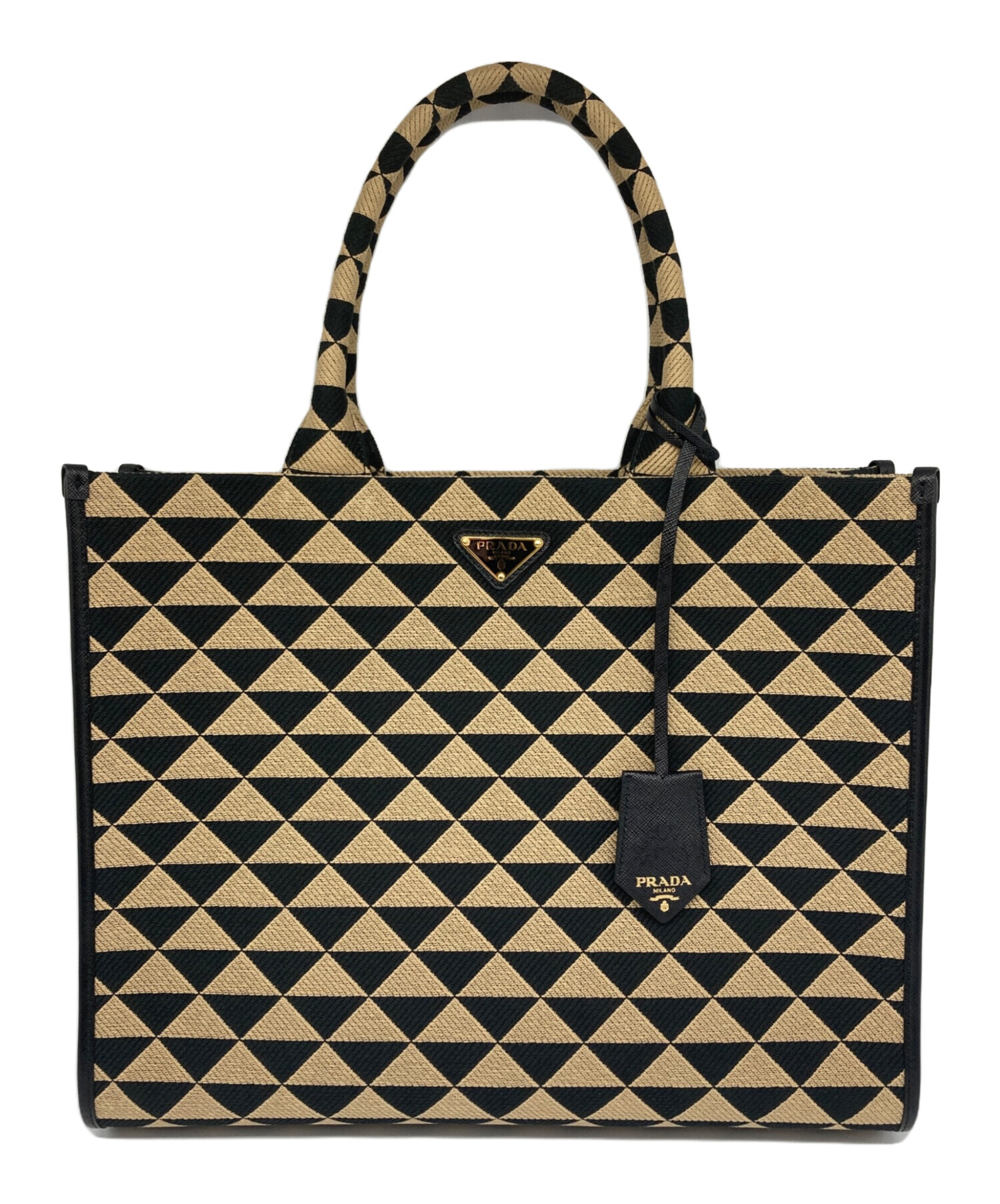 中古・古着通販】PRADA (プラダ) Symbole Embroidered Tote Bag